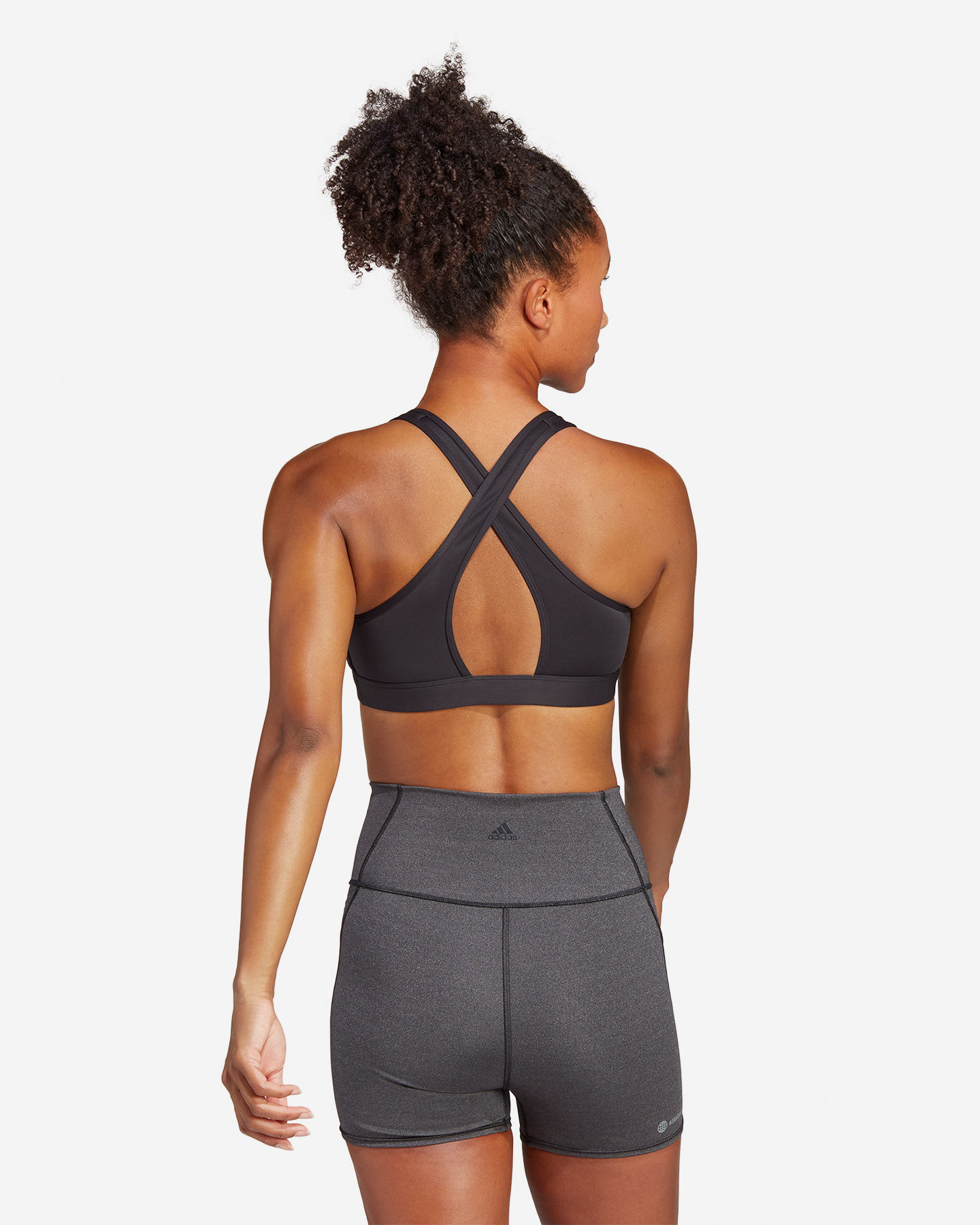 Bra training ADIDAS BIG LOG W - Nero - 3 | Cisalfa Sport