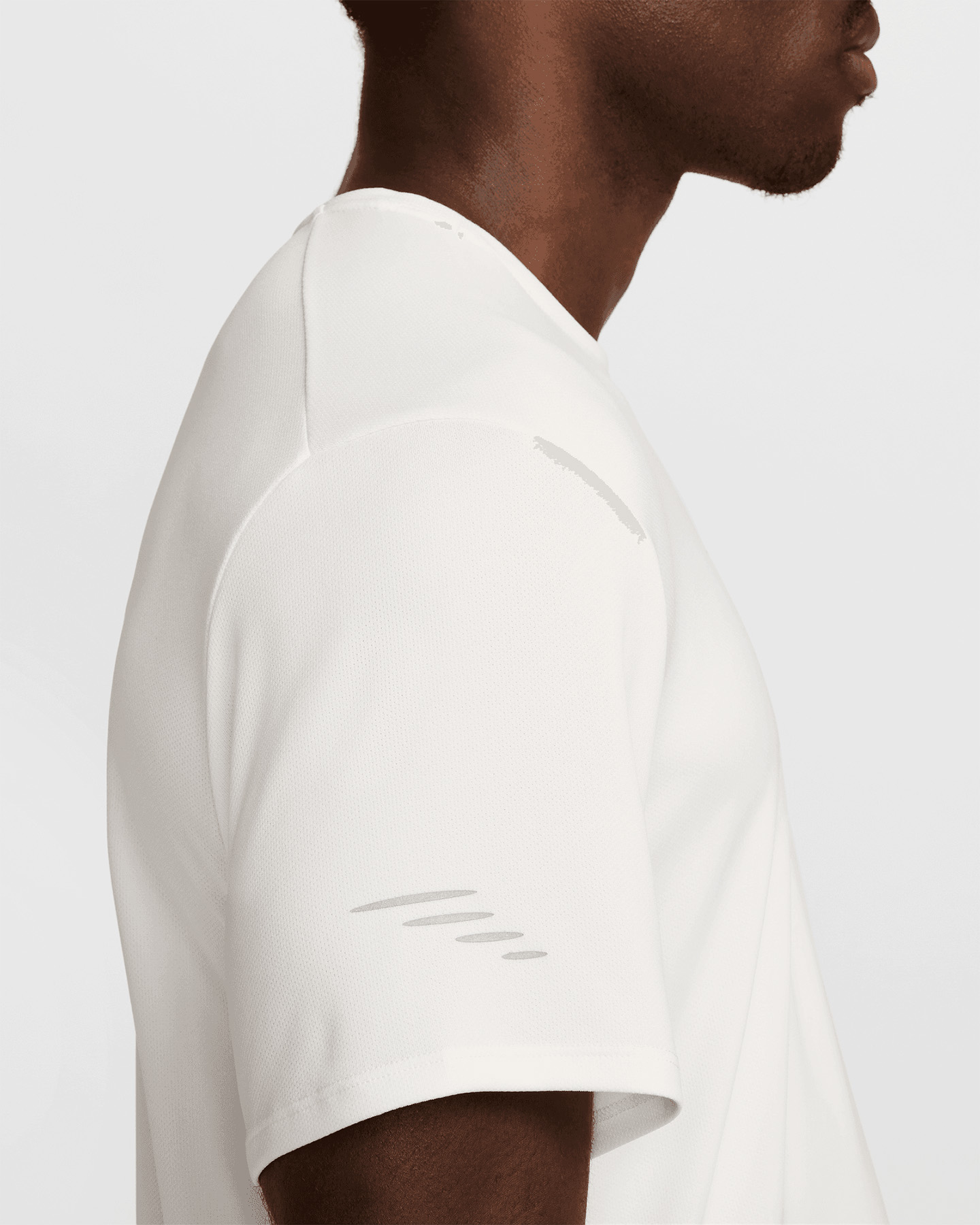 T-shirt running NIKE DRI FIT UV MILER M - Giallo - 4 | Cisalfa Sport