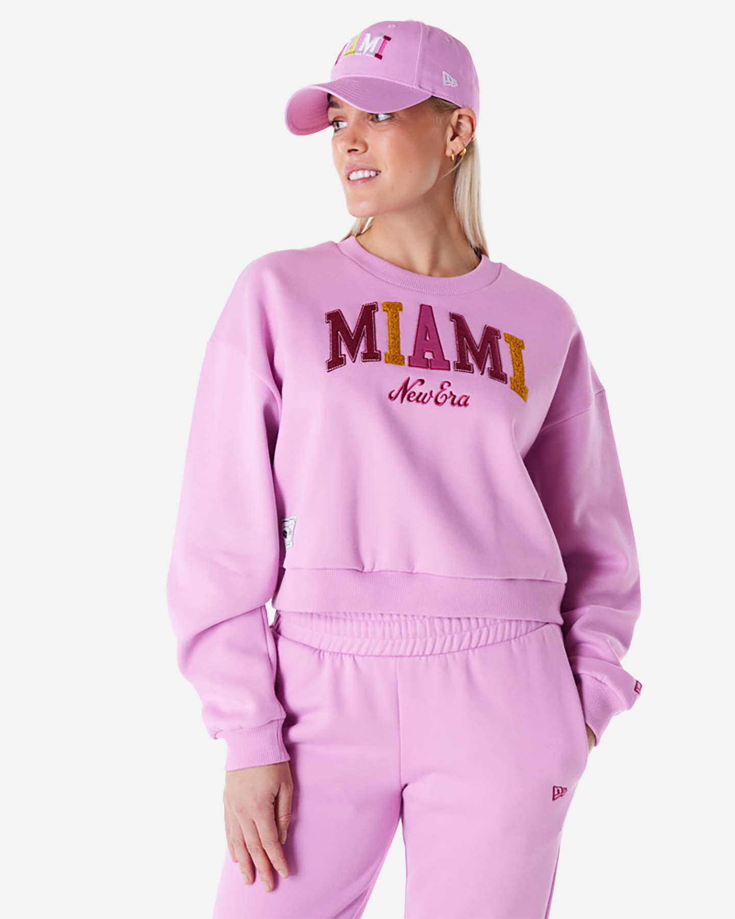 Felpa NEW ERA 9FORTY WRITTEN W - Rosa - 0 | Cisalfa Sport