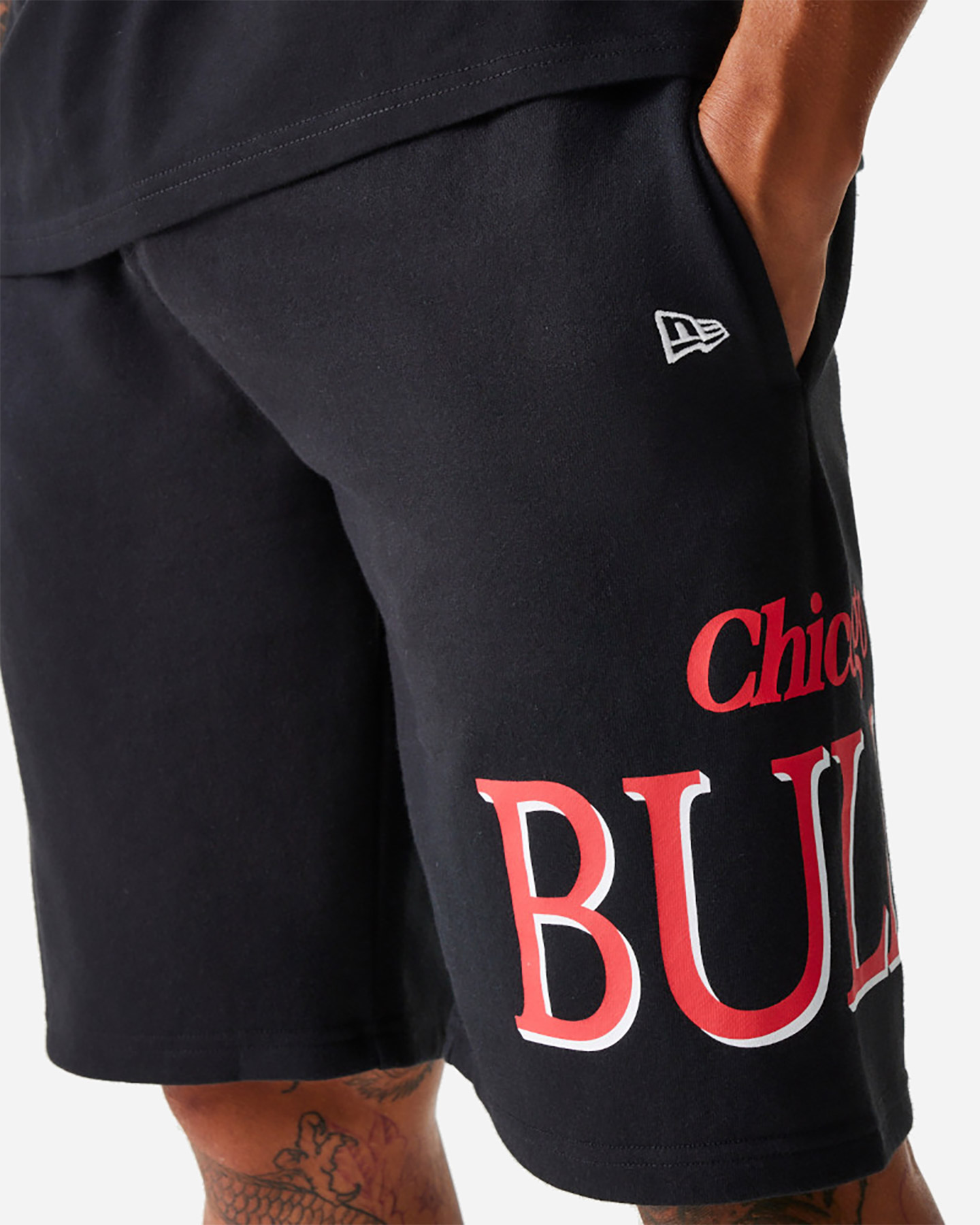 Pantaloncini basket NEW ERA GRAPHIC CHICAGO BULLS M - Nero - 4 | Cisalfa Sport
