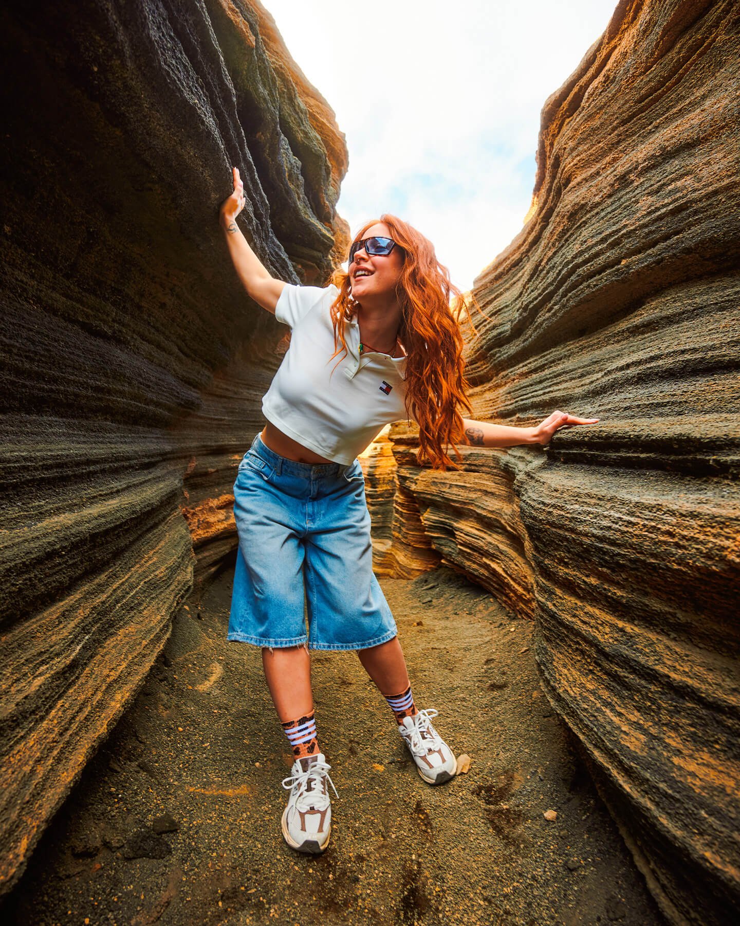 Polo TOMMY HILFIGER BADGE CROP W - Bianco - 2 | Cisalfa Sport