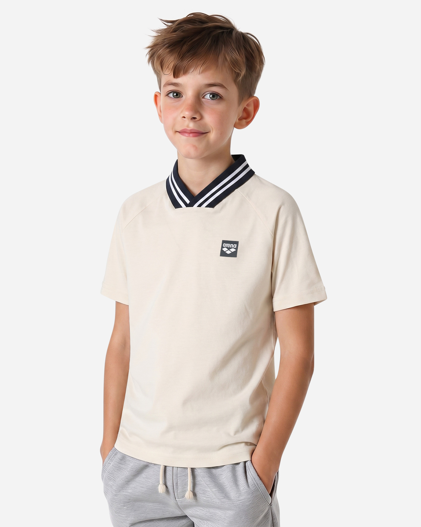 T-shirt ARENA ATHLETIC ESSENTIAL JR - Grigio - 2 | Cisalfa Sport