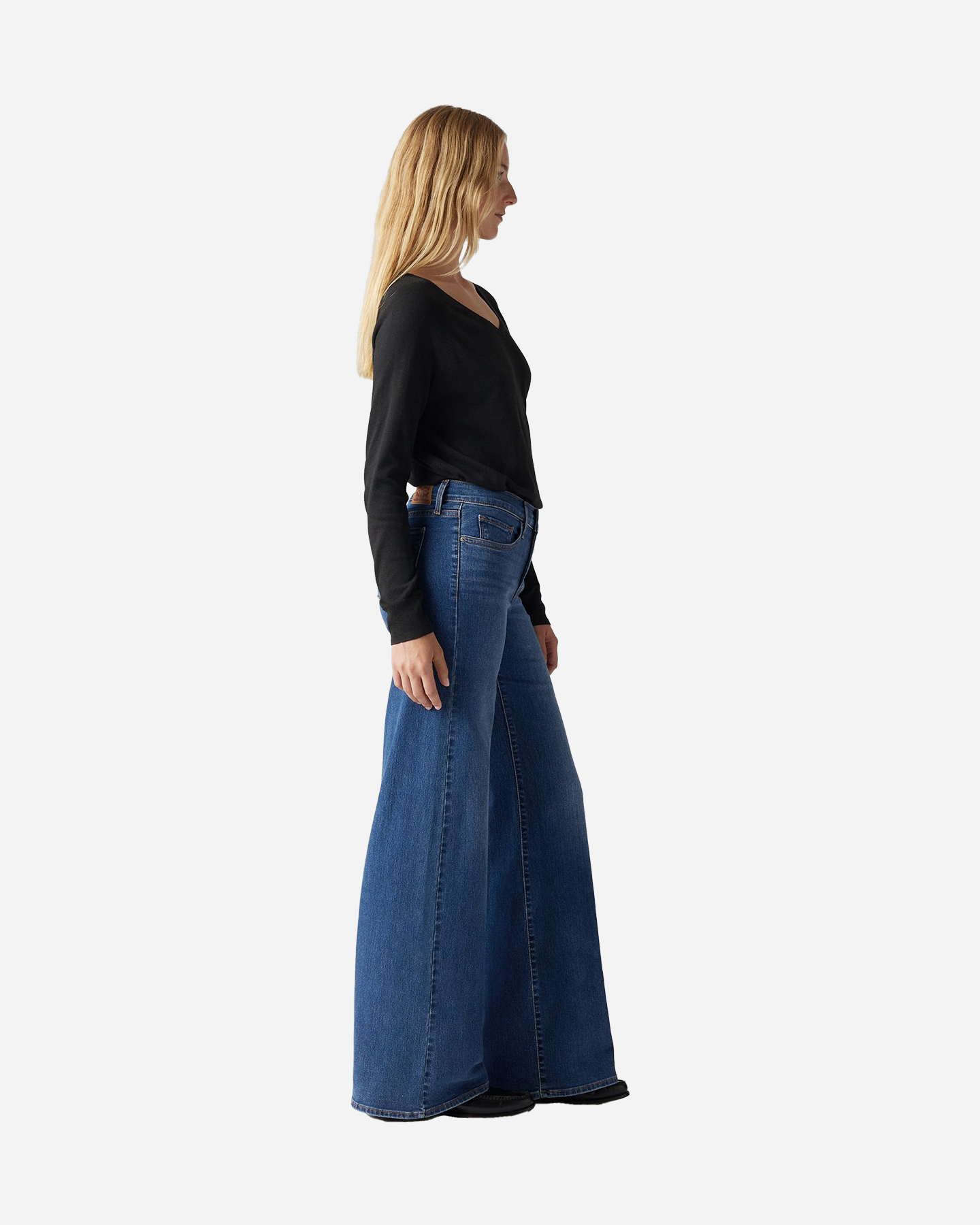 Jeans LEVI'S SHAPING WIDE LEG 318 L32 W - Blu - 4 | Cisalfa Sport