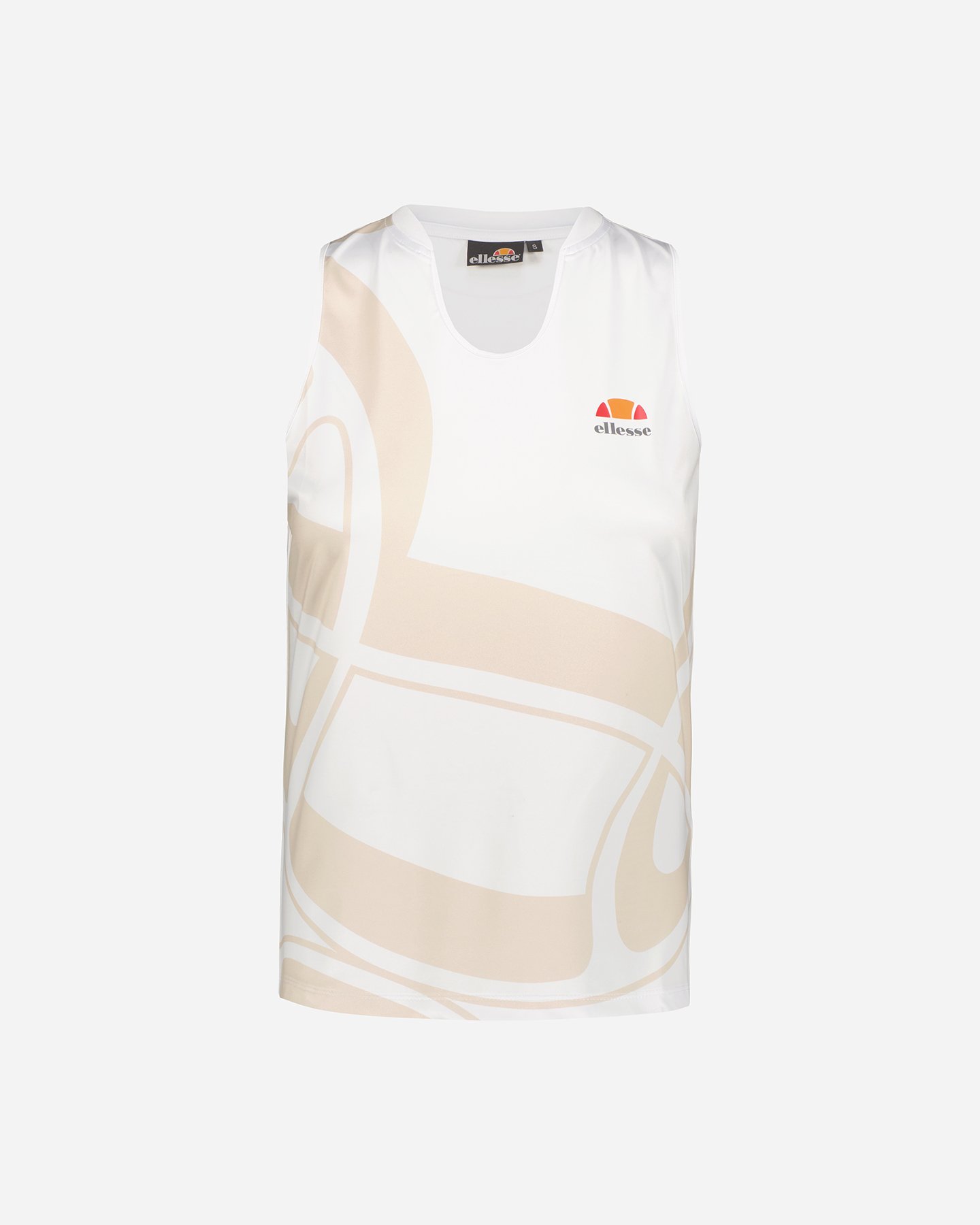 T-shirt tennis ELLESSE CHAIN LOGO W - Bianco - 0 | Cisalfa Sport