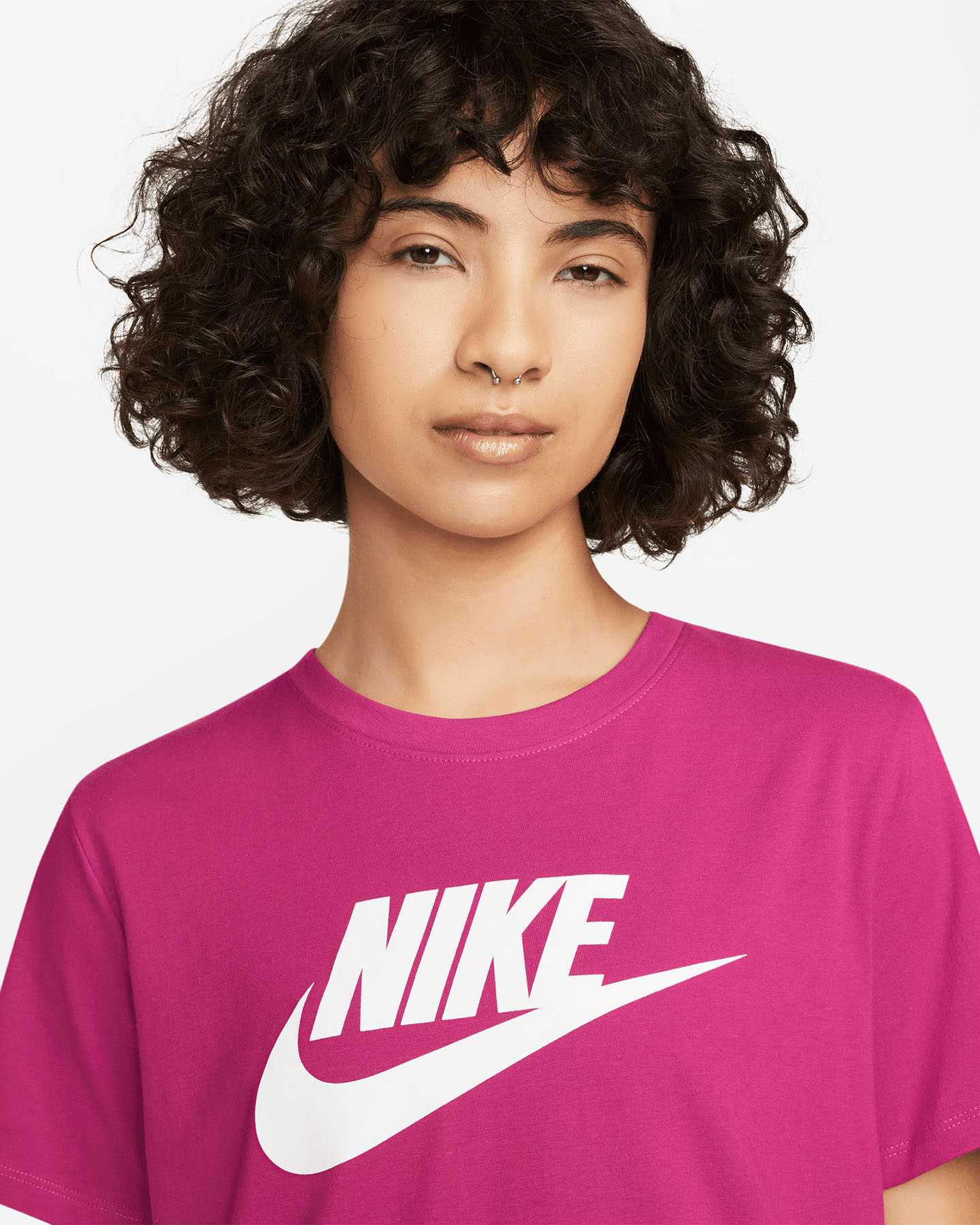 T-shirt NIKE CLUB BIG LOGO W - Fucsia - 4 | Cisalfa Sport