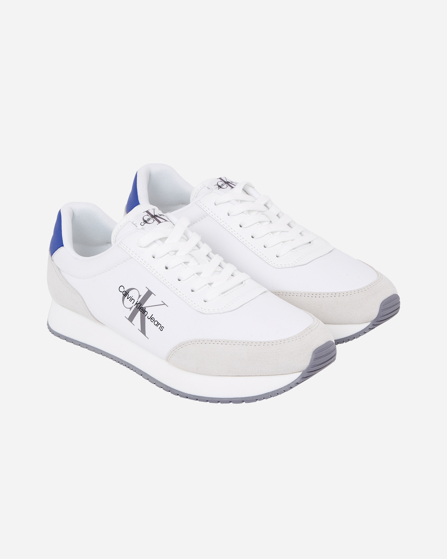 Scarpe sneakers CALVIN KLEIN JEANS RETRO RUNNER LOW M - Bianco - 1 | Cisalfa Sport