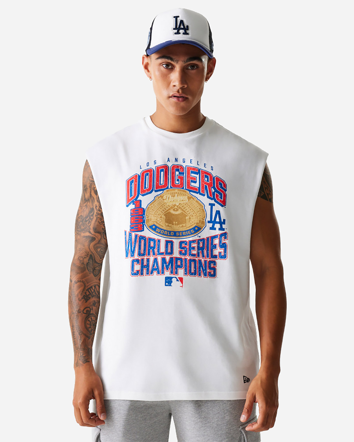 Canotta NEW ERA MLB LOS ANGELES DODGERS M - Bianco - 0 | Cisalfa Sport