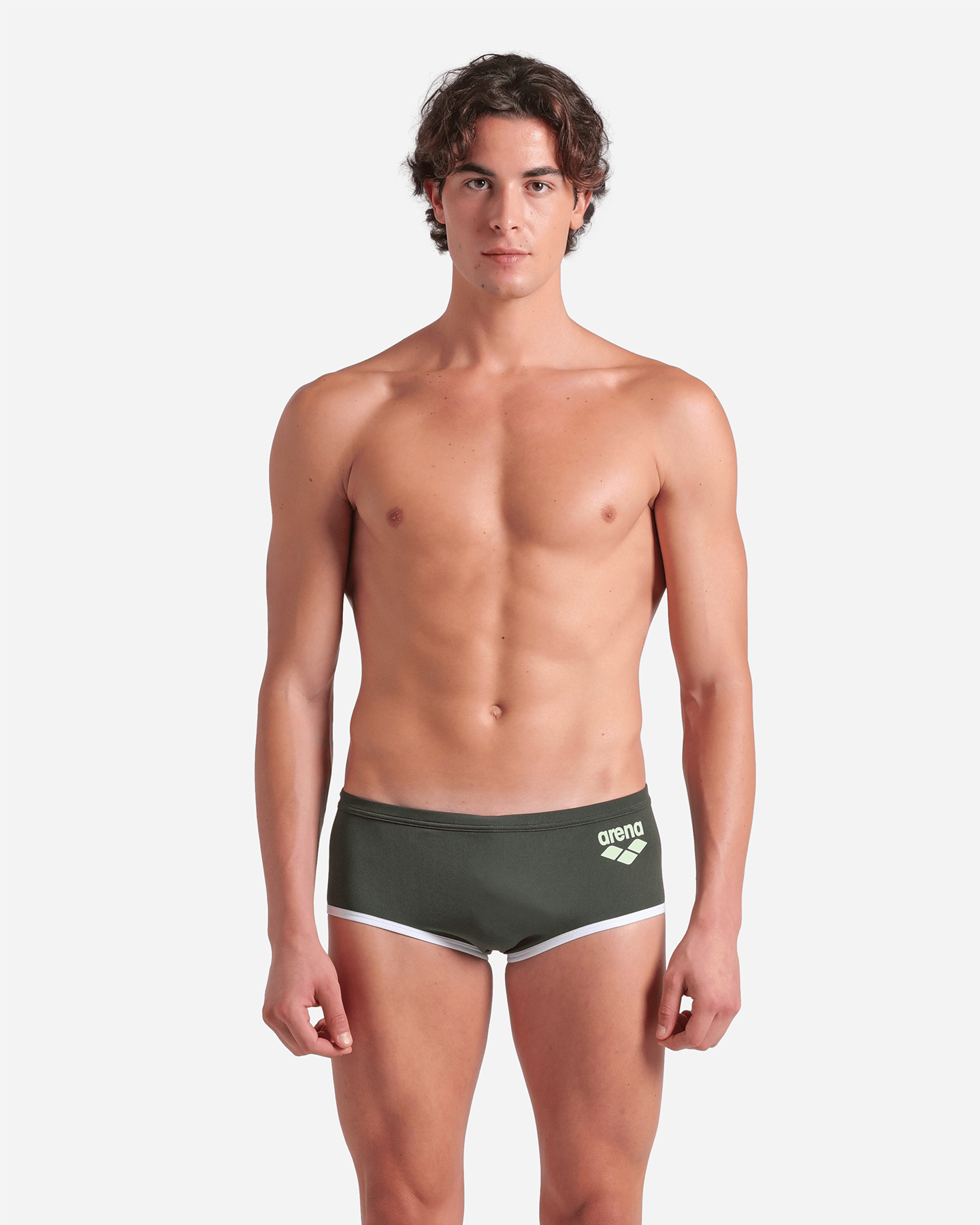 Short piscina ARENA ONE BIG LOGO M - Verde - 0 | Cisalfa Sport