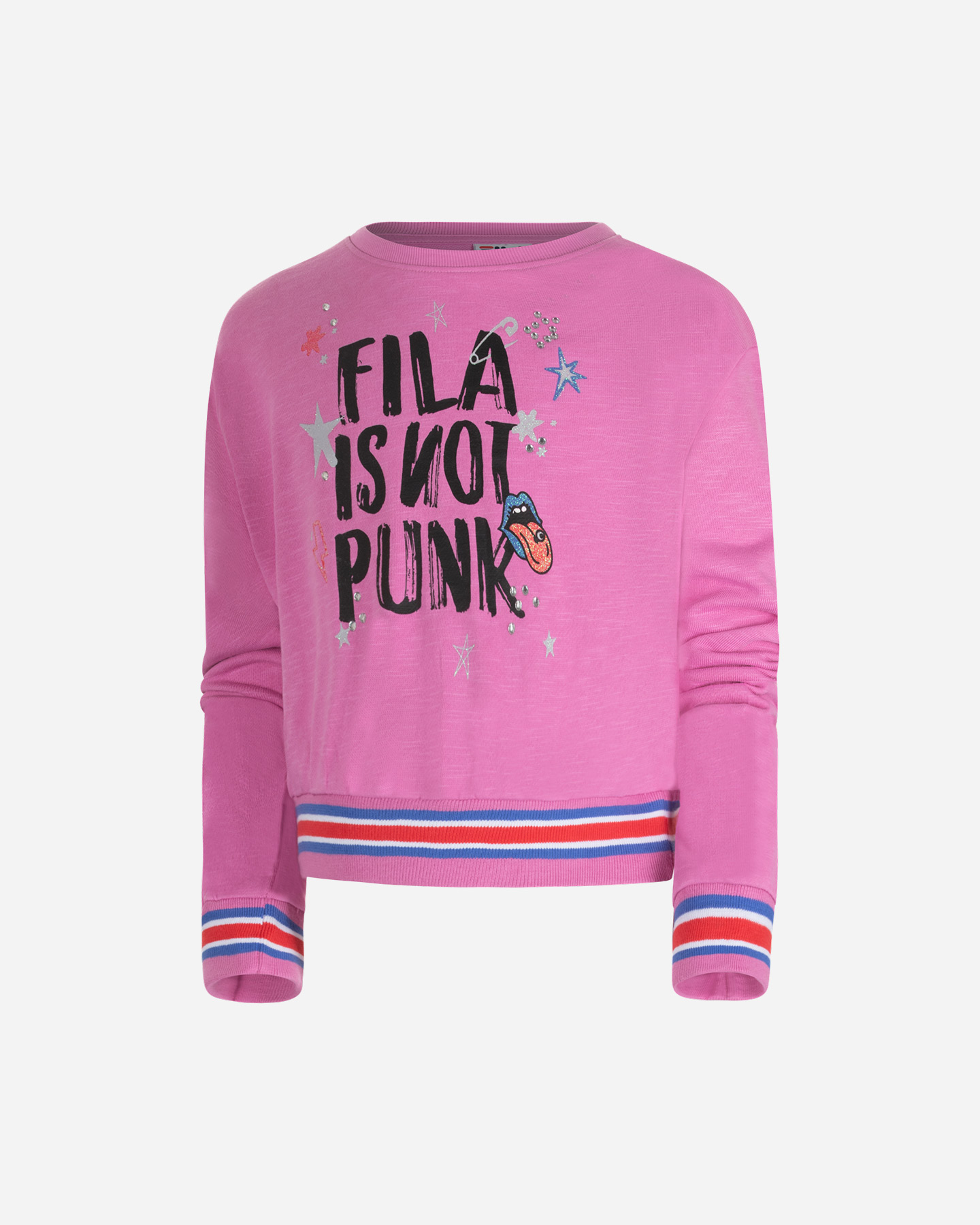Felpa FILA GRAPHIC PUNK JR - Rosa - 0 | Cisalfa Sport