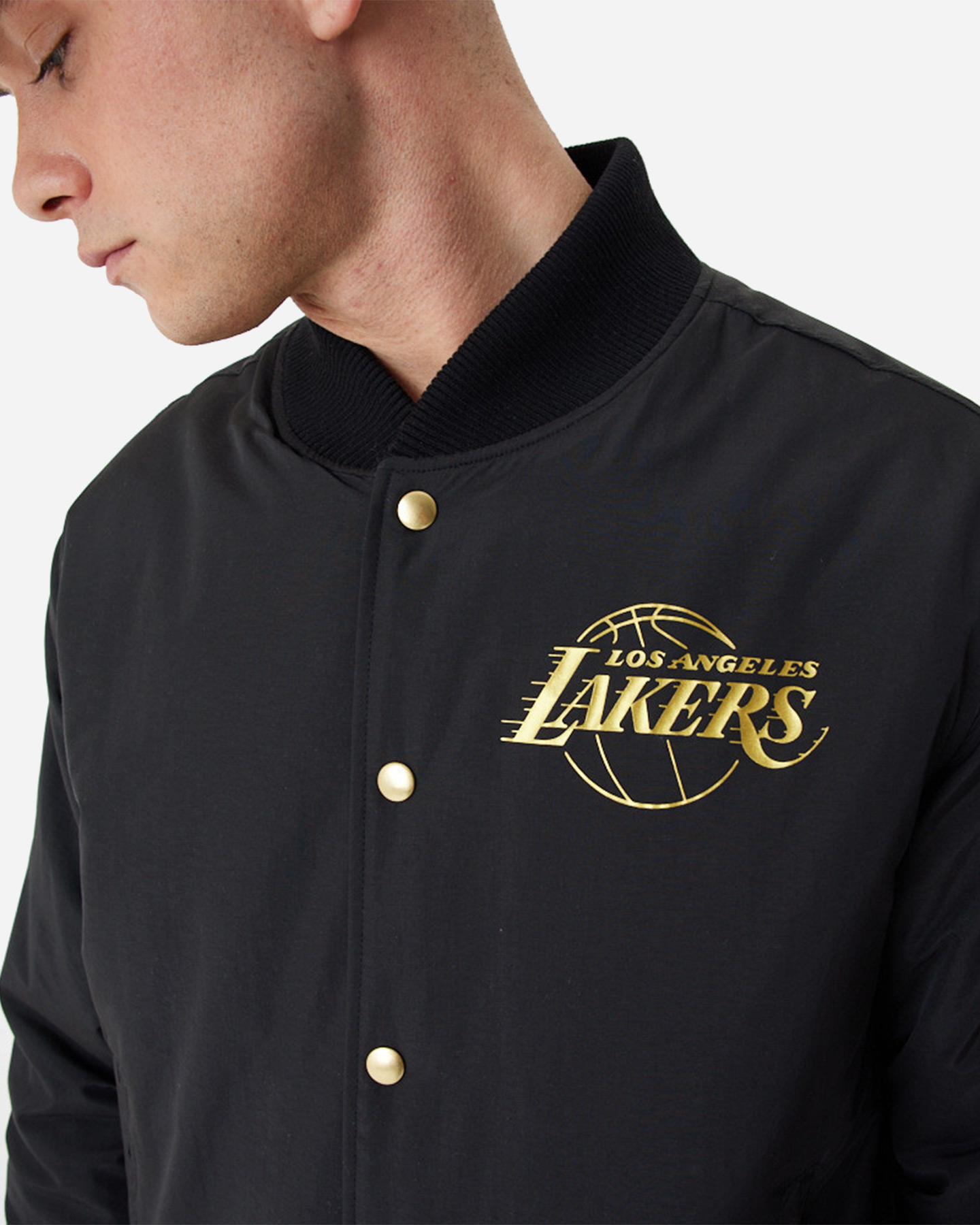 Felpa NEW ERA SCRIPT GOLD BP LOS ANGELES LAKERS M - Nero - 2 | Cisalfa Sport