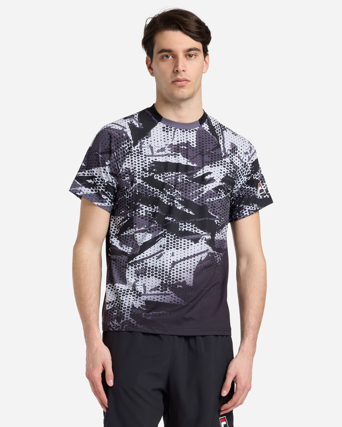 T-shirt tennis FILA PADEL MATCH M - Nero - 1 | Cisalfa Sport