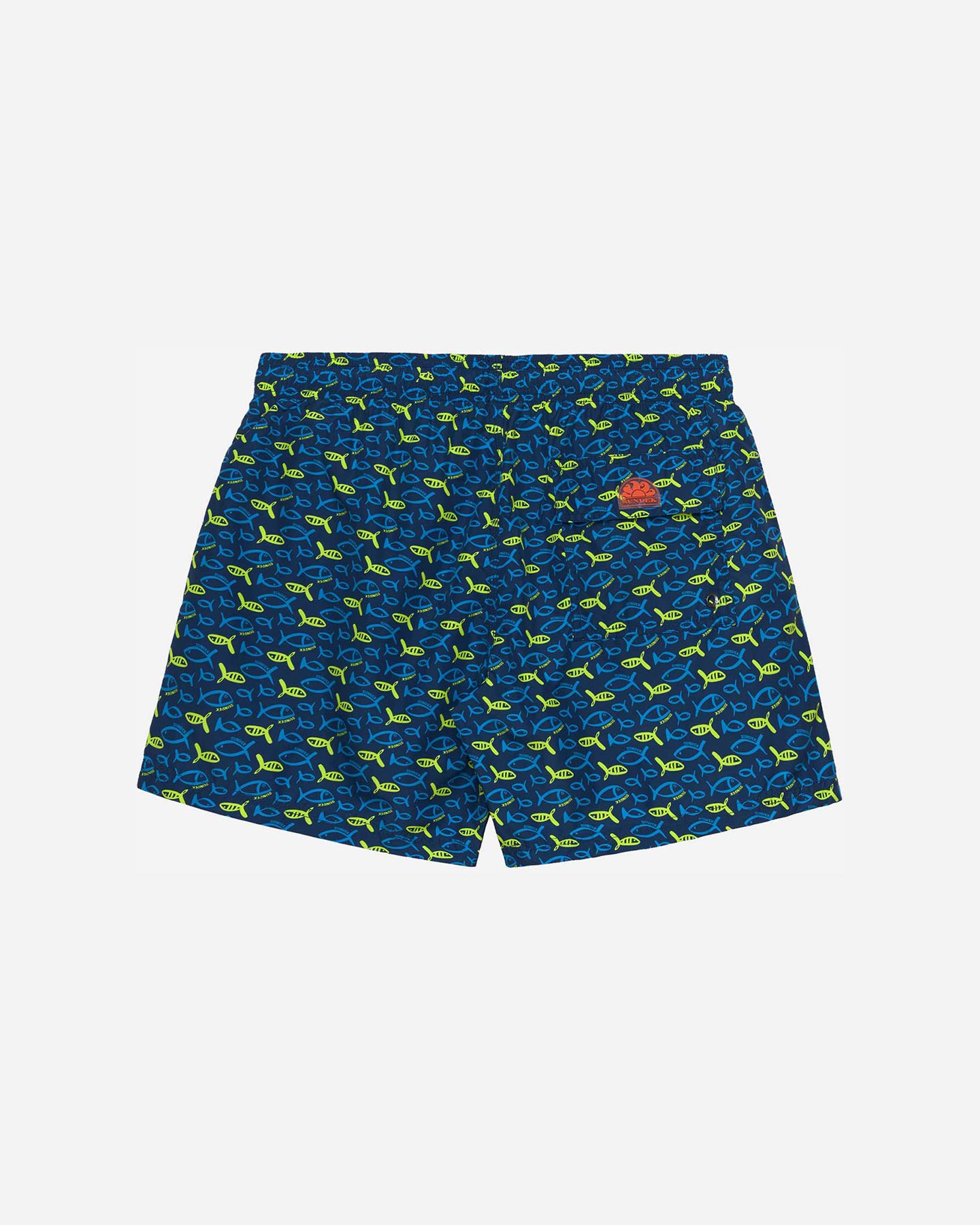 Boxer mare SUNDEK PRINT FISH 14" M - Blu - 1 | Cisalfa Sport