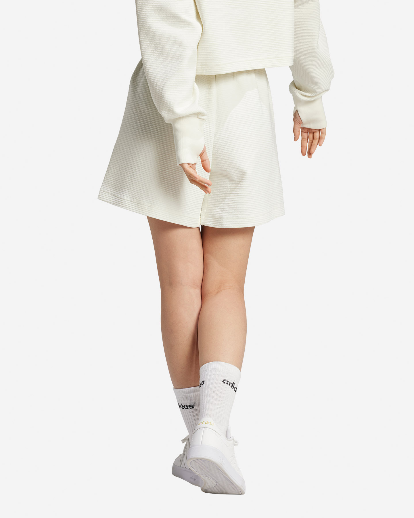 Pantaloncini ADIDAS SMALL LOG SZN W - Bianco - 2 | Cisalfa Sport