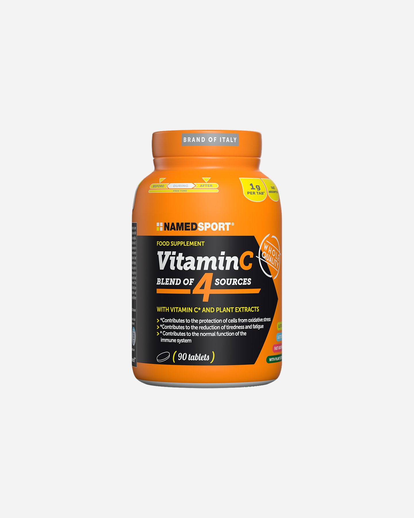 Integratore vitamine NAMED SPORT VITAMIN C4 NATURAL BLEND 90 CPR  - Color mix - 0 | Cisalfa Sport