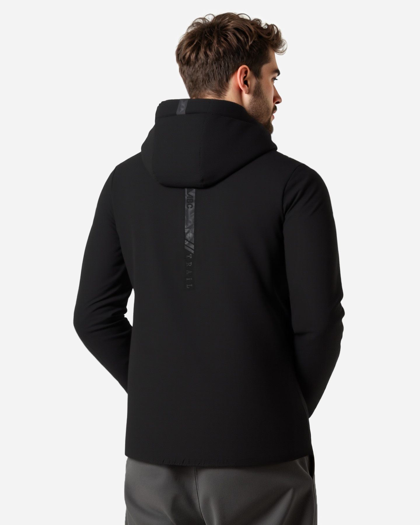 Giacca running ABC TRAIL M - Nero - 3 | Cisalfa Sport