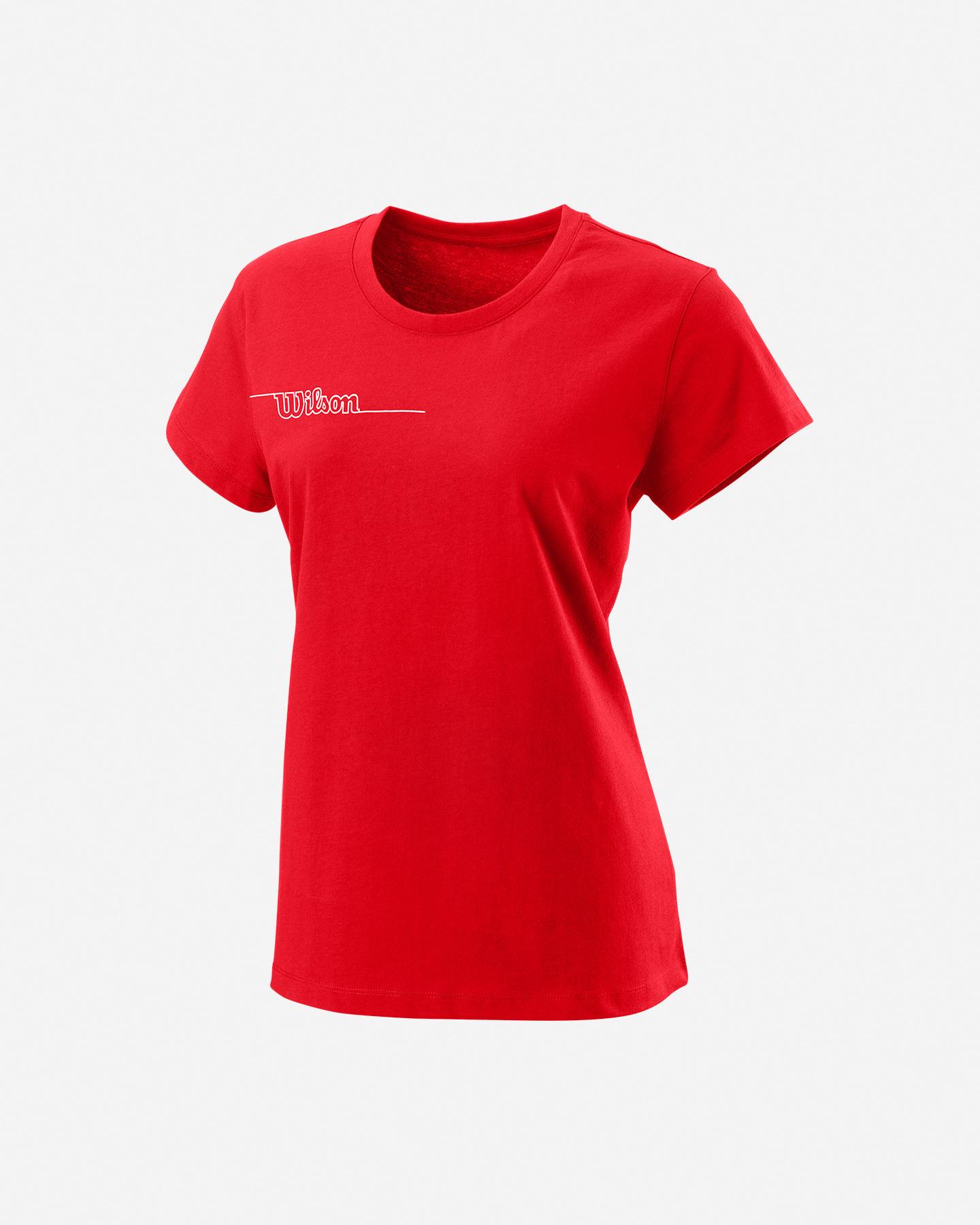 T-shirt tennis WILSON TEAM II TECH W - Rosso - 0 | Cisalfa Sport
