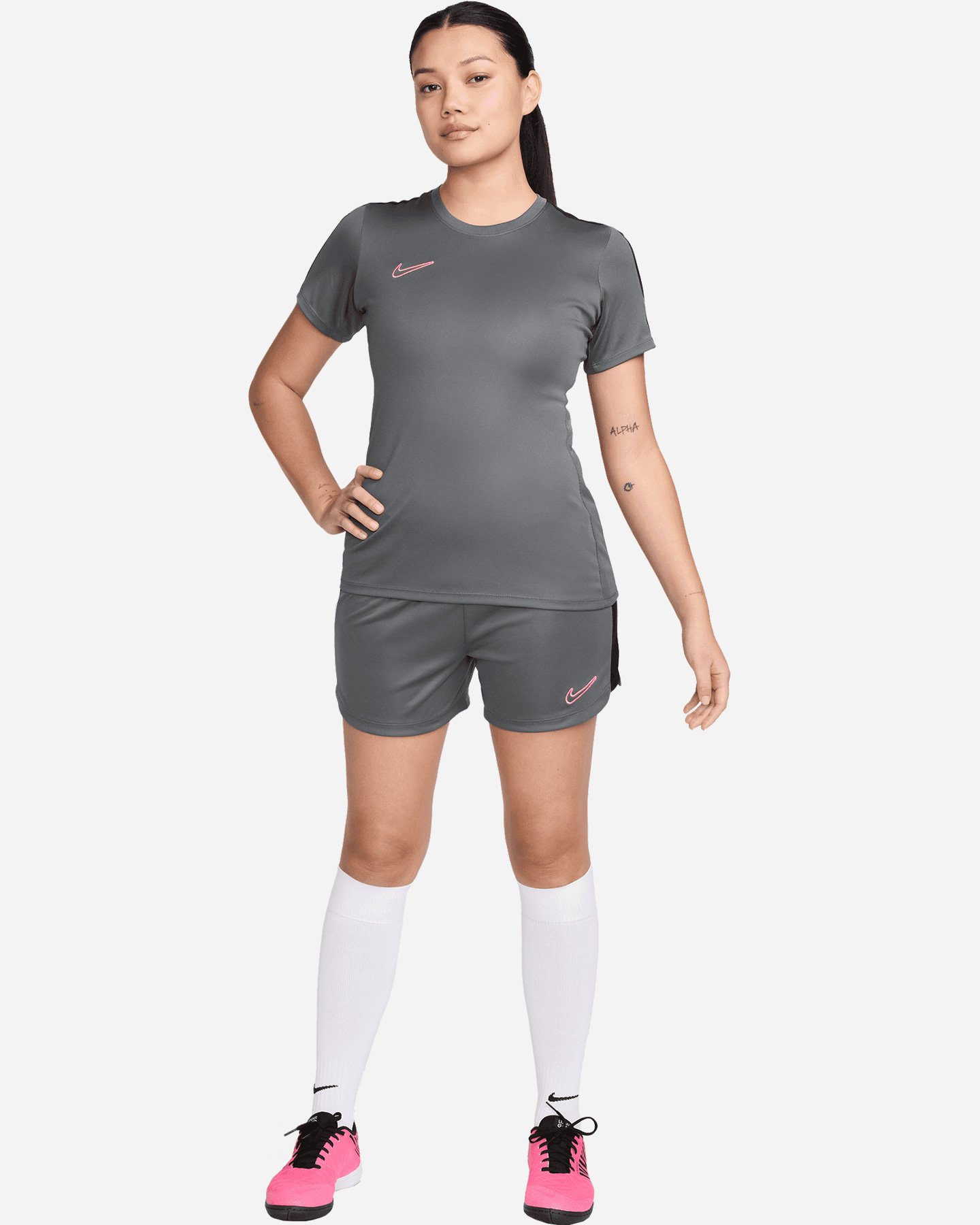 Pantaloncini calcio NIKE DRI FIT ACADEMY 23 SOCCER W - Grigio - 3 | Cisalfa Sport