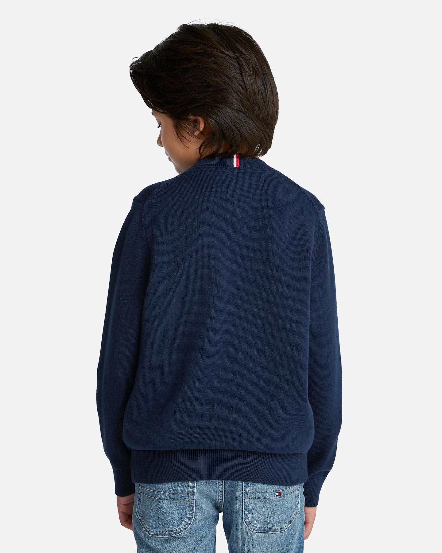 Maglione TOMMY HILFIGER FLAG 1985 JR - Blu Navy - 3 | Cisalfa Sport