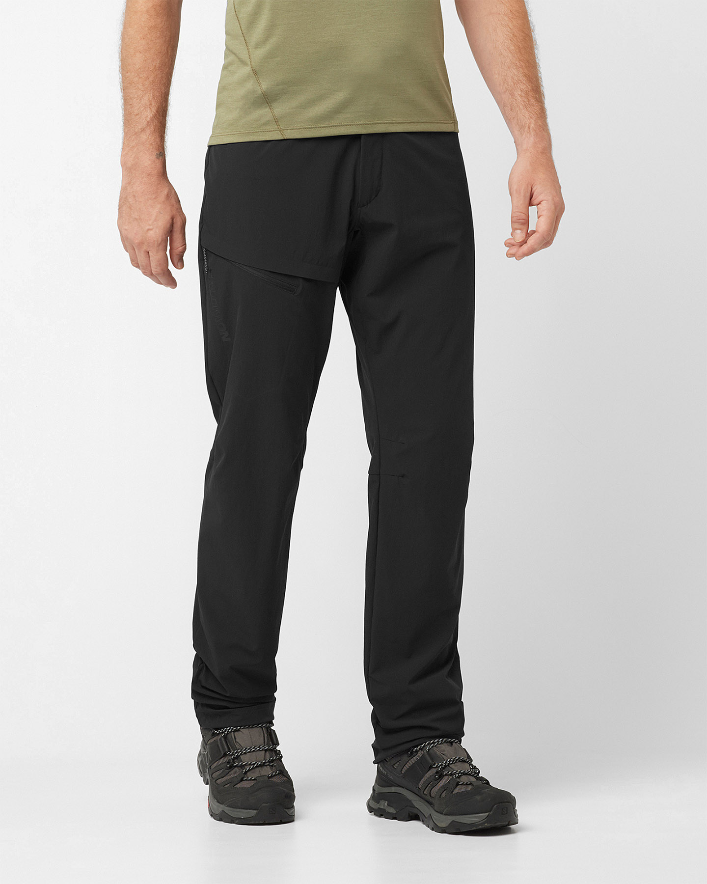 Pantalone outdoor SALOMON WAYFARER M - Nero - 1 | Cisalfa Sport