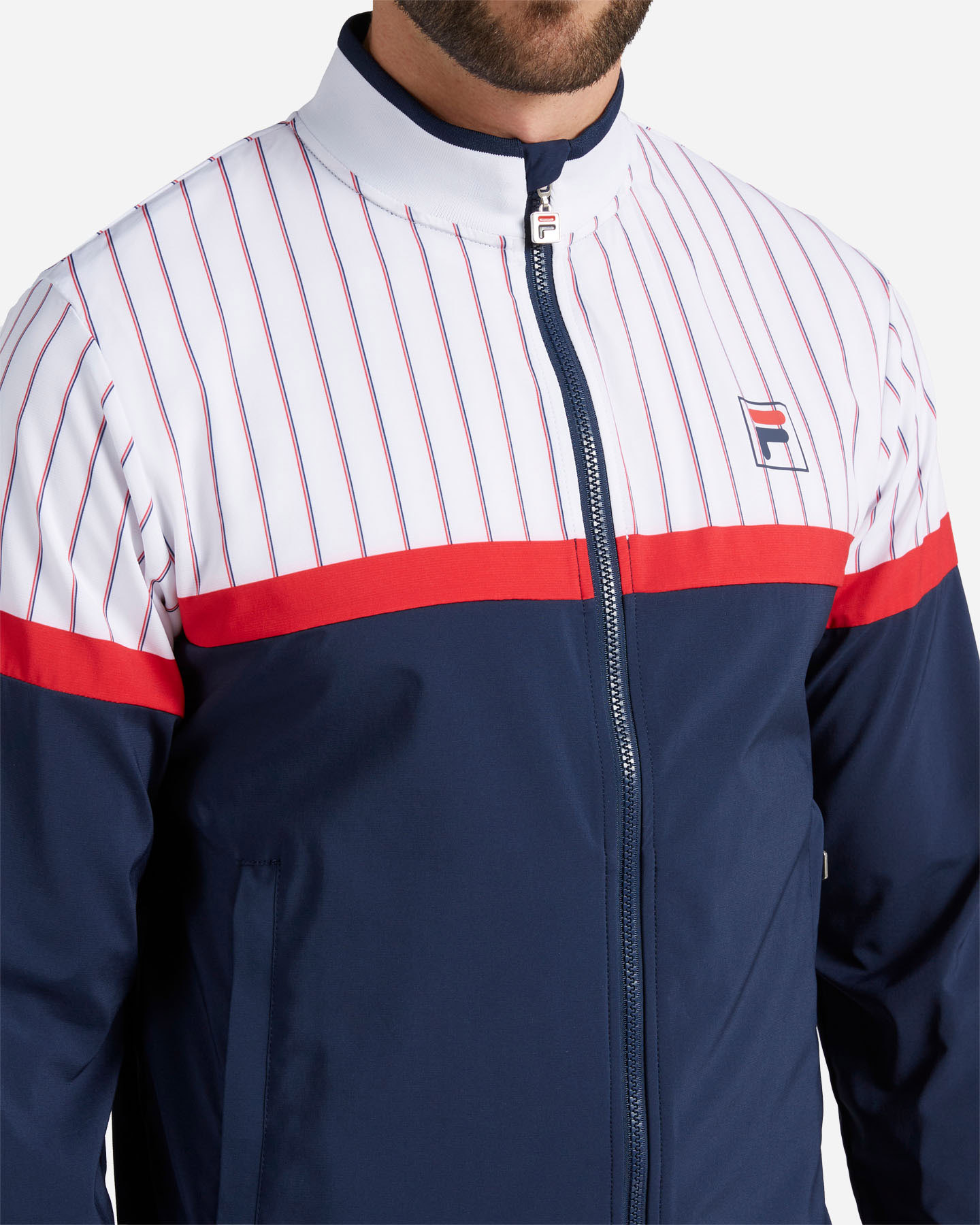 Giacca tennis FILA COURT LINE M - Blu - 4 | Cisalfa Sport