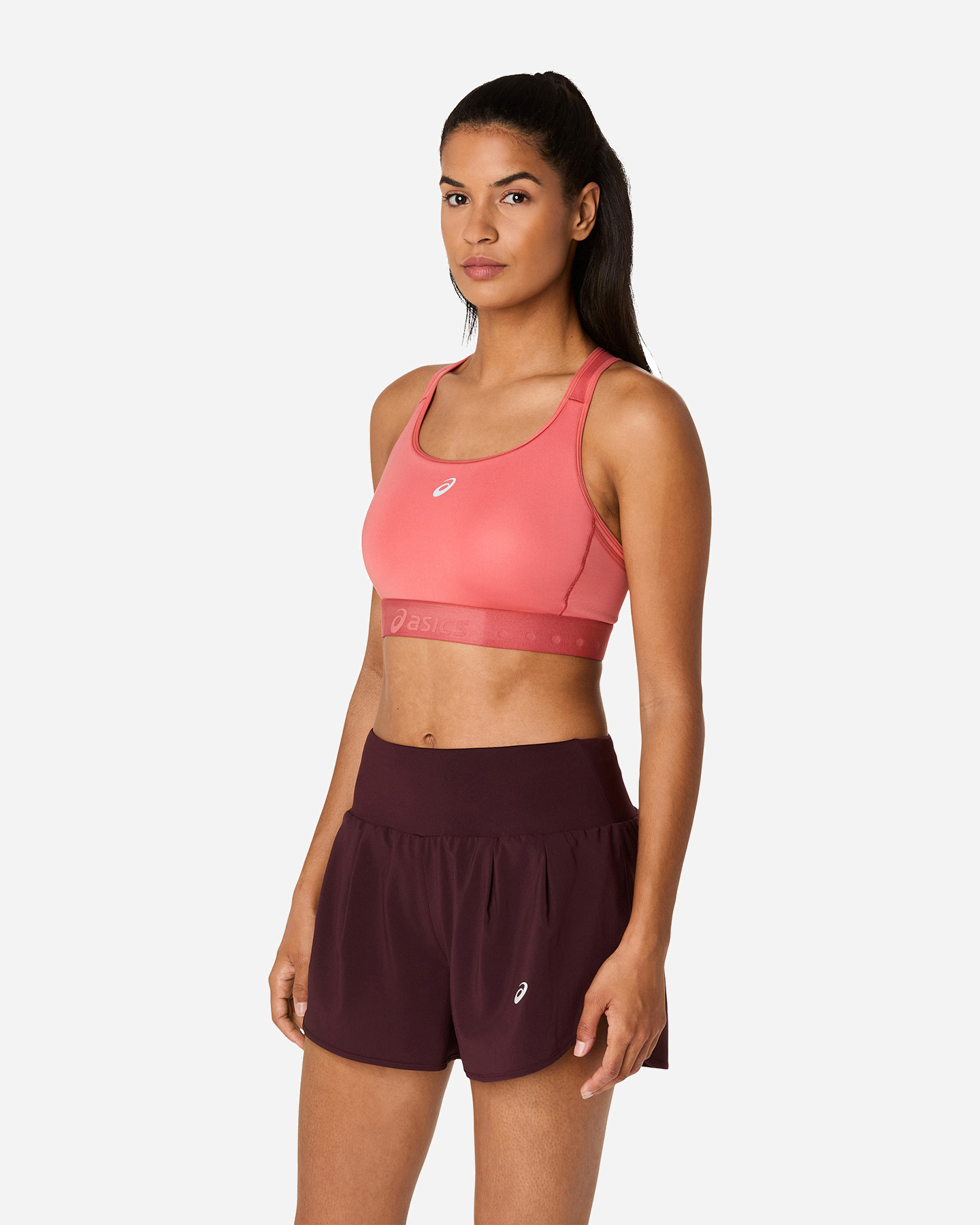 Reggiseno ASICS ROAD OMPRESSION W - Rosa - 1 | Cisalfa Sport