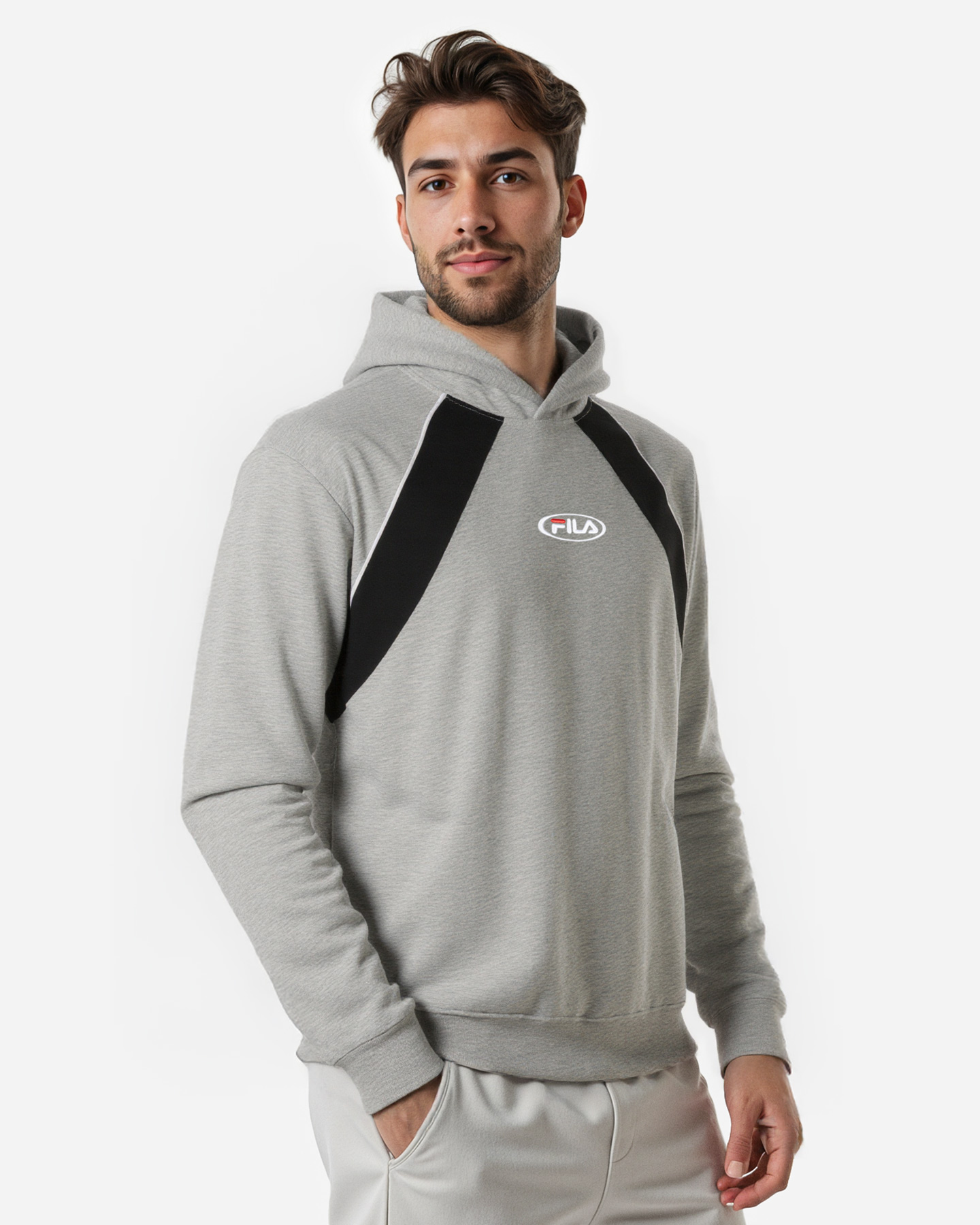 Felpa FILA ATHLETIC DYNAMISM M - Grigio - 3 | Cisalfa Sport