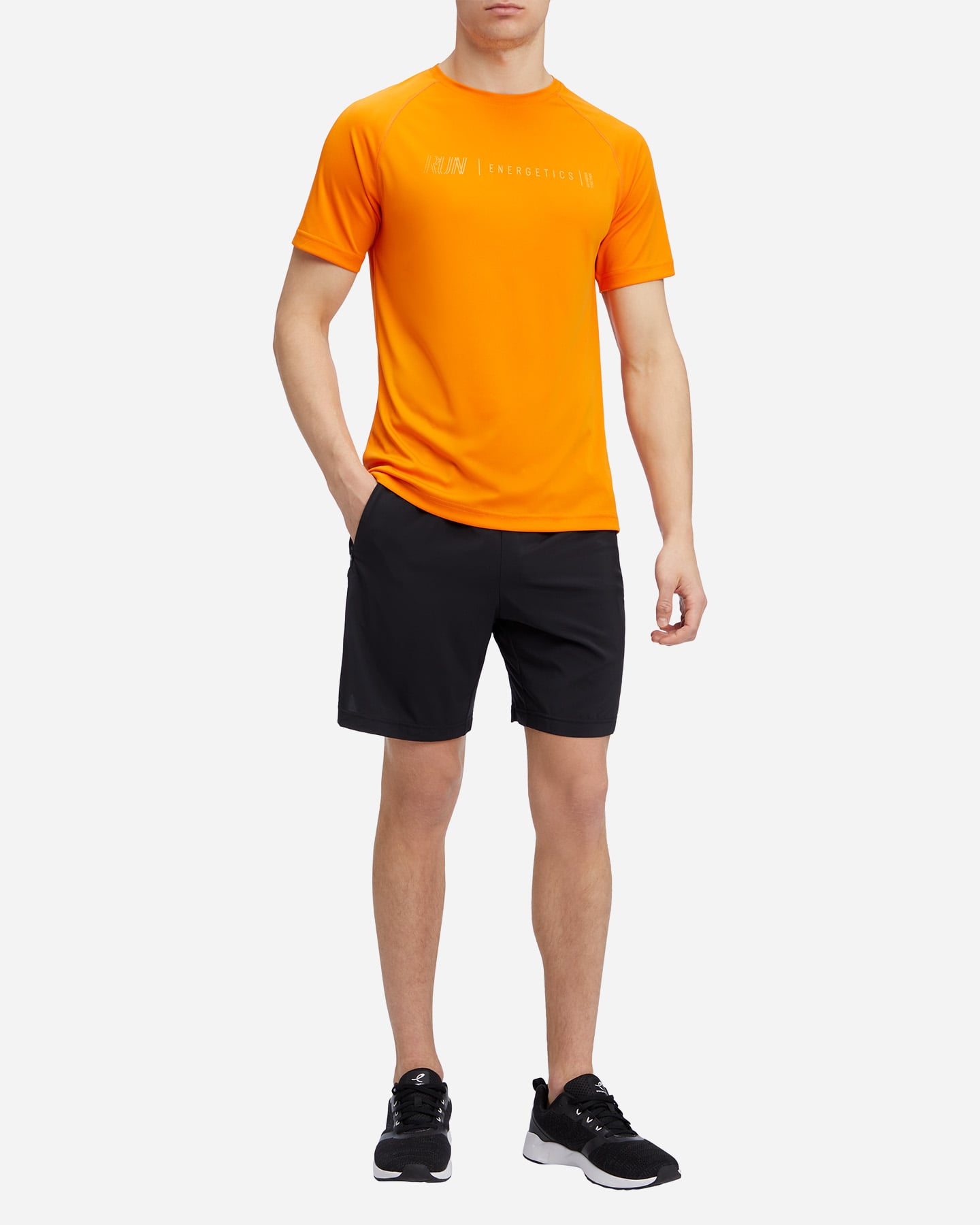 T-shirt running ENERGETICS BUENO M - Arancione - 3 | Cisalfa Sport