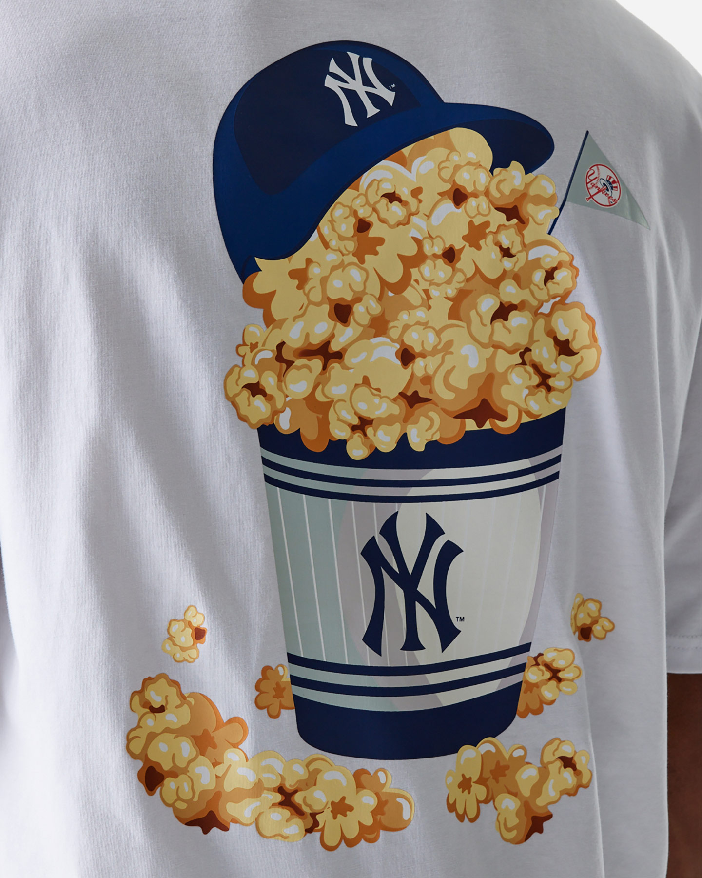 T-shirt NEW ERA NEW YORK YANKEES POPCORN M - Bianco - 2 | Cisalfa Sport