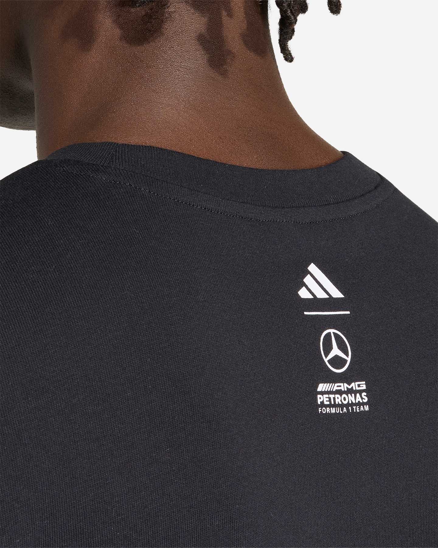 T-shirt ADIDAS MERCEDES AMG PETRONAS FORMULA 1 KIMI ANTONELLI M - Nero - 5 | Cisalfa Sport