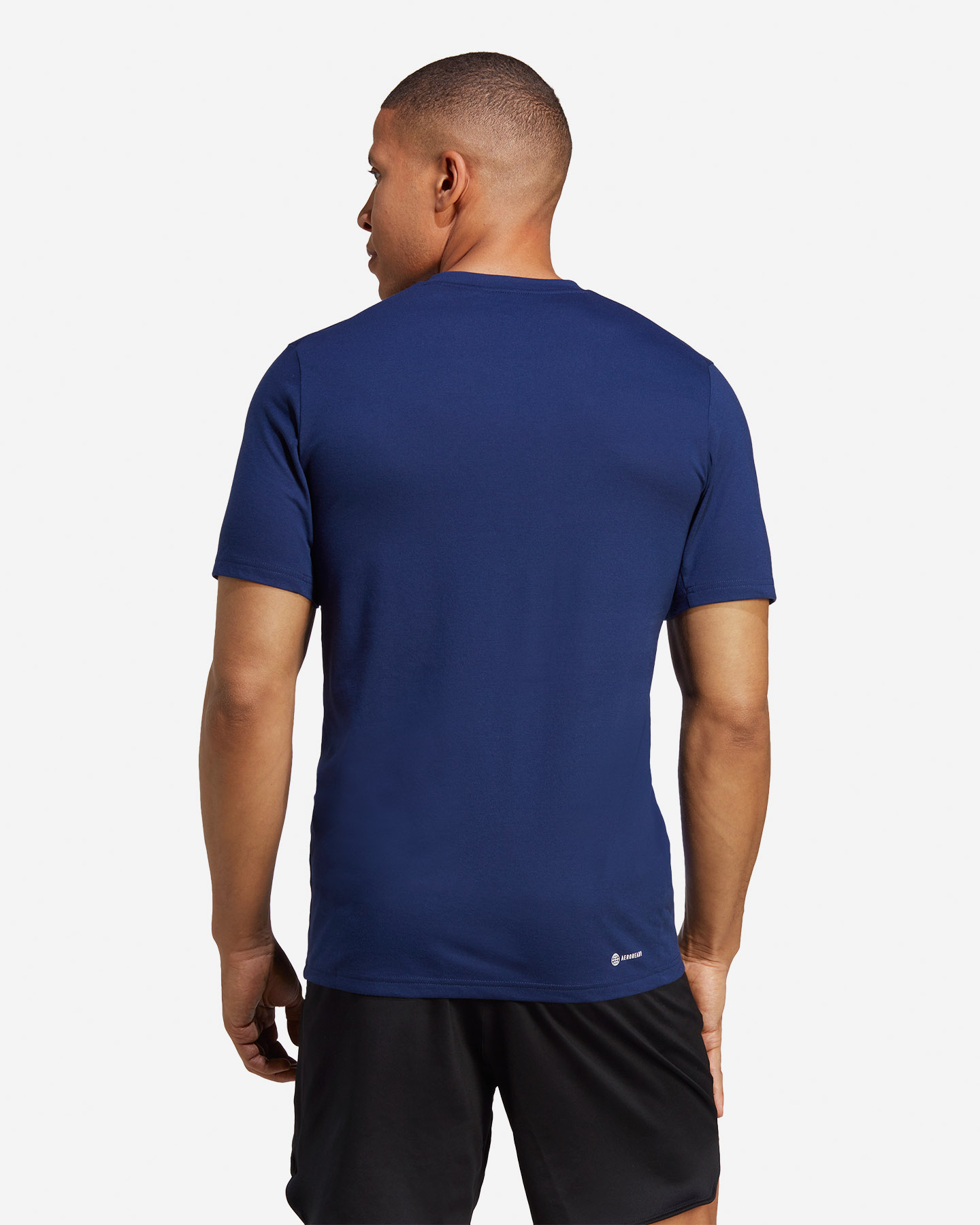 T-shirt training ADIDAS LOGO M - Blu - 2 | Cisalfa Sport
