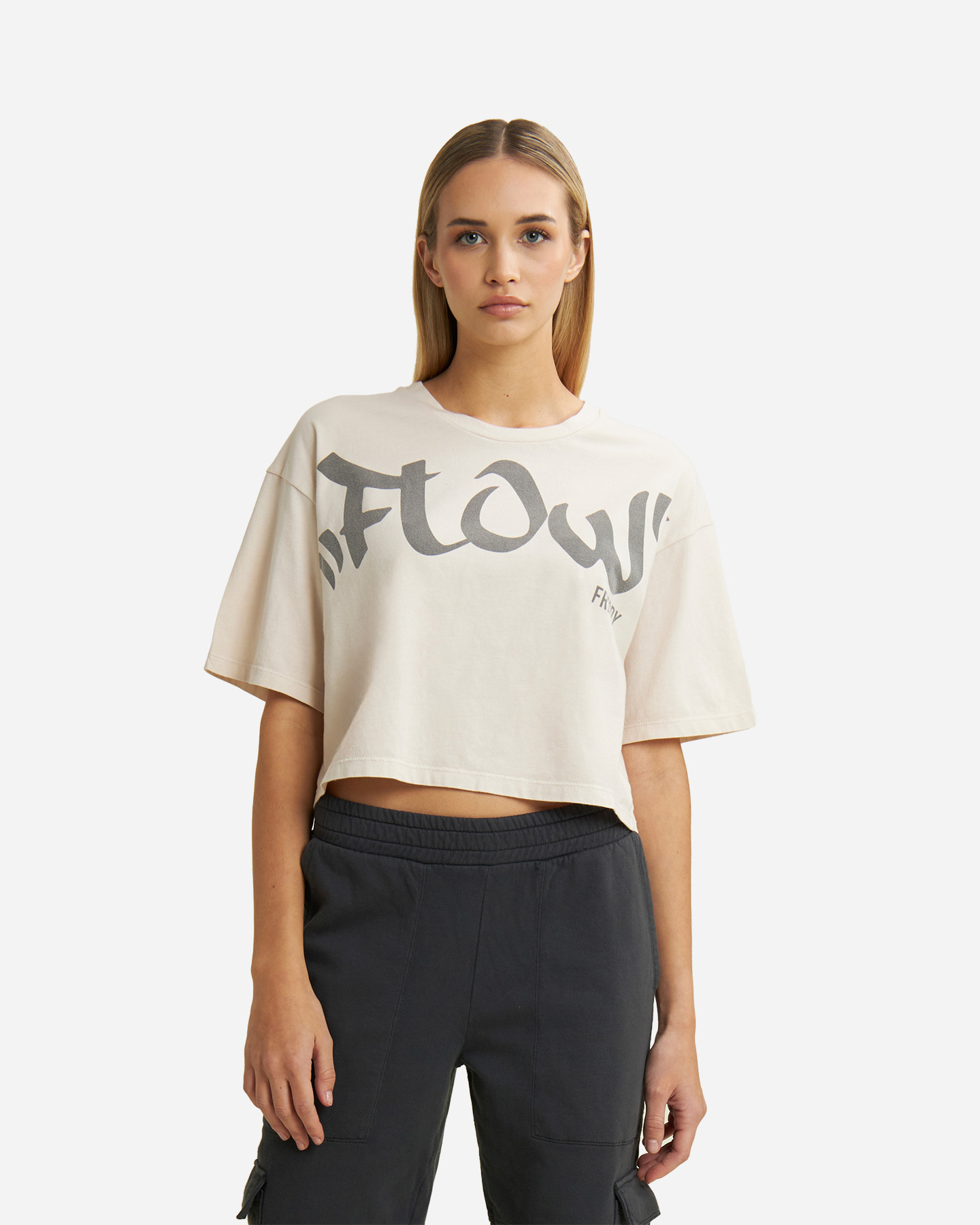 T-shirt FREDDY CROP BIG LOGO W - Bianco - 0 | Cisalfa Sport