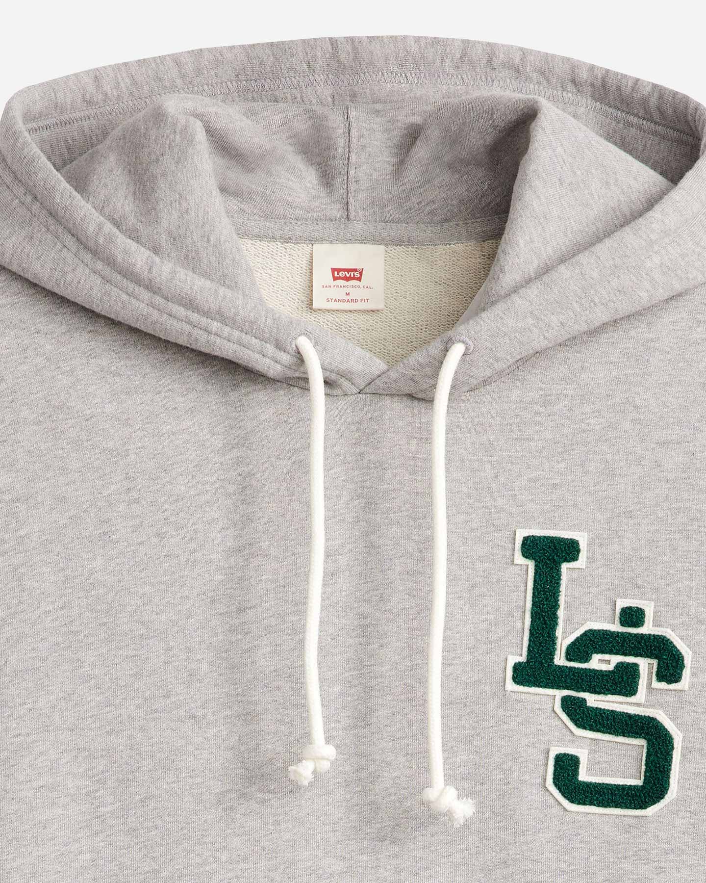 Felpa LEVI'S PATCH VARSITY M - Grigio - 5 | Cisalfa Sport