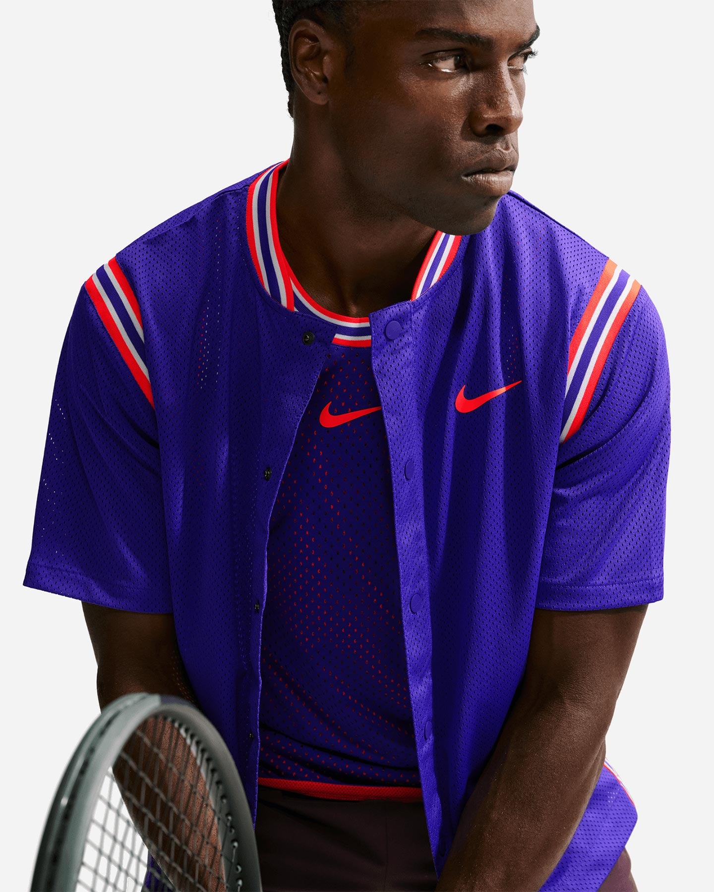 Giacca tennis NIKE DRI FIT SLAM CARLOS M - Nero - 4 | Cisalfa Sport