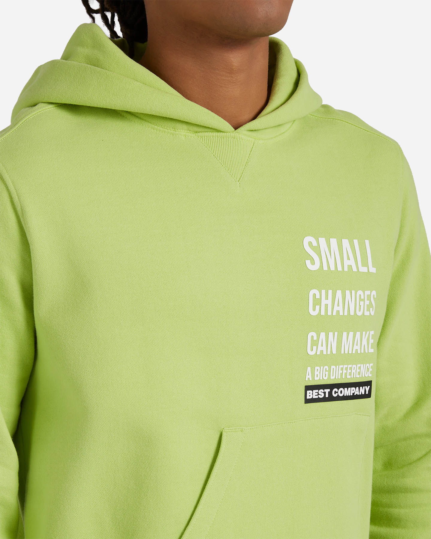 Felpa BEST COMPANY CLASSIC HOODIE M - Giallo - 4 | Cisalfa Sport