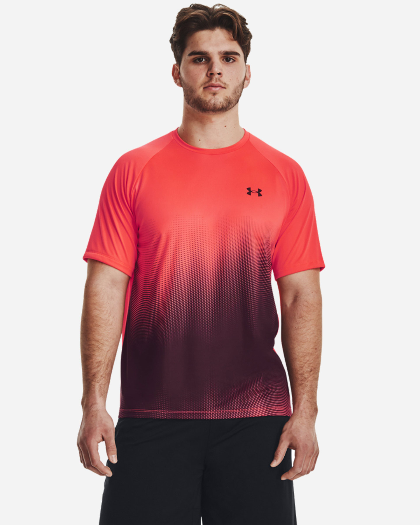 T-shirt training UNDER ARMOUR TECH FADE GRAPHIC M - 4 | Cisalfa Sport