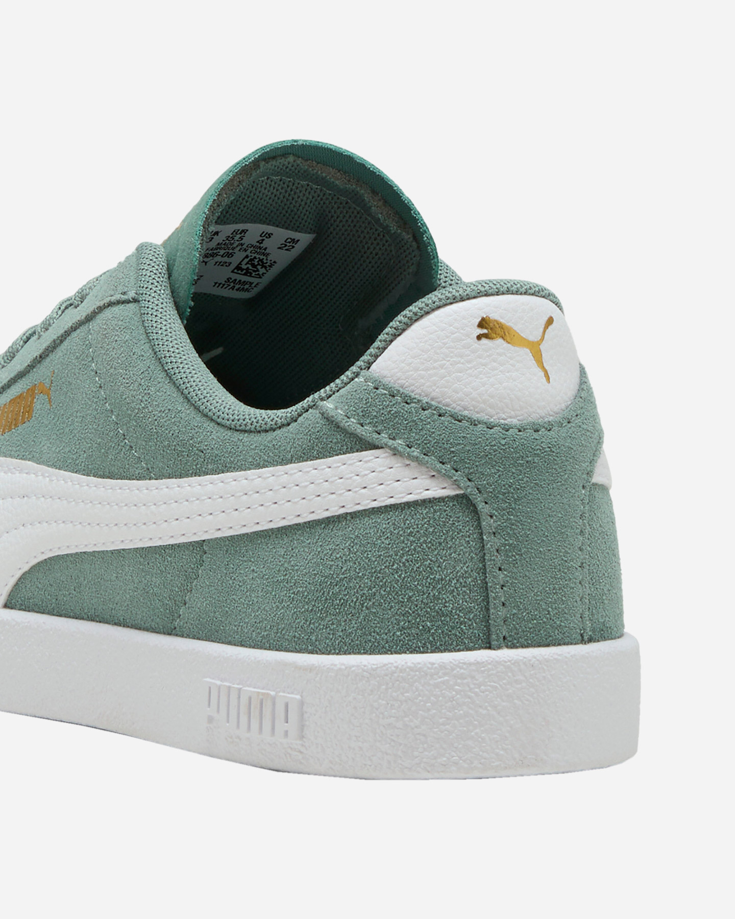 Scarpe sneakers PUMA CLUB II GS JR - Verde - 5 | Cisalfa Sport