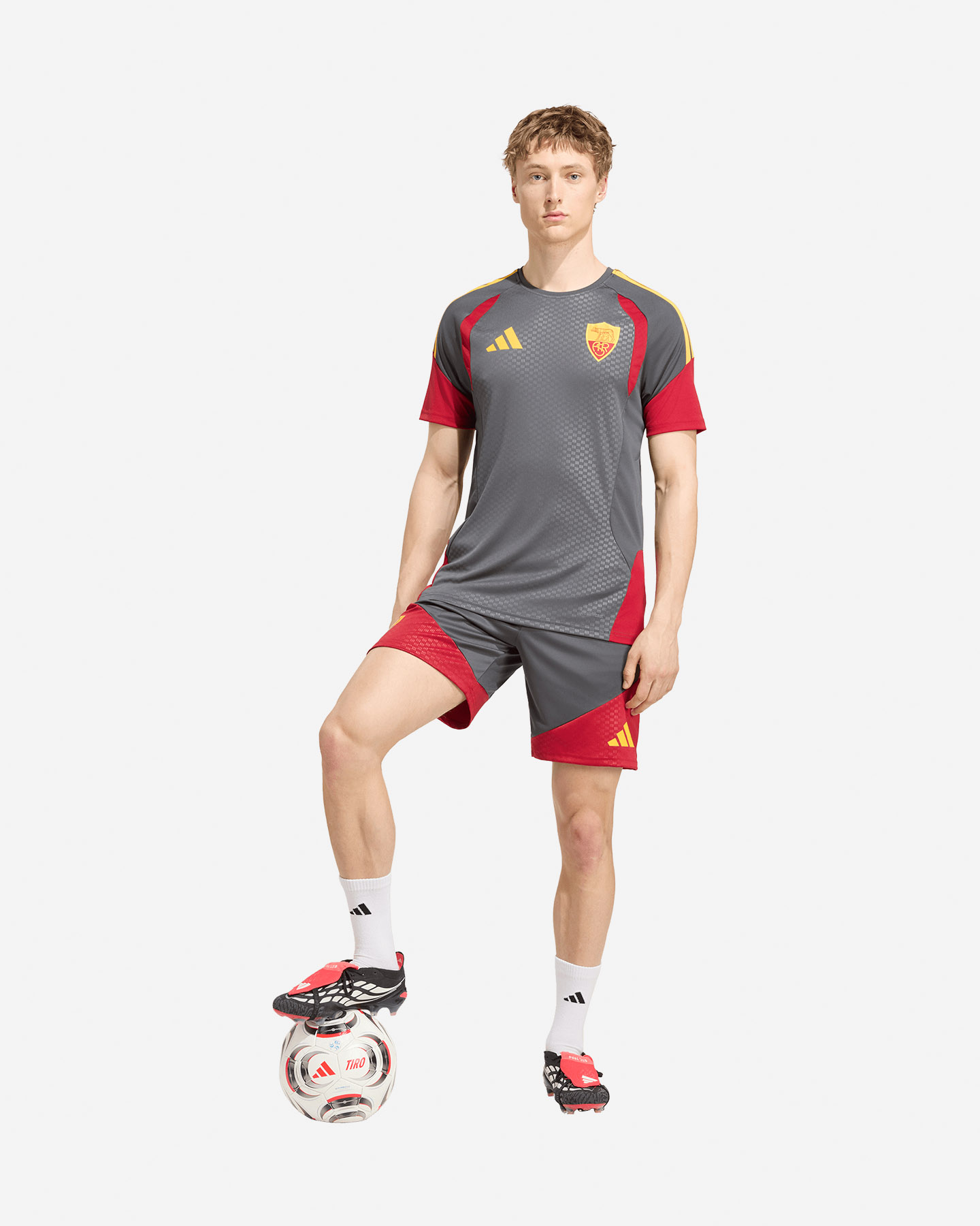 Abbigliamento calcio ufficiale ADIDAS AS ROMA TIRO26 COMPETITION TRAINING 26-27 M - 2 | Cisalfa Sport