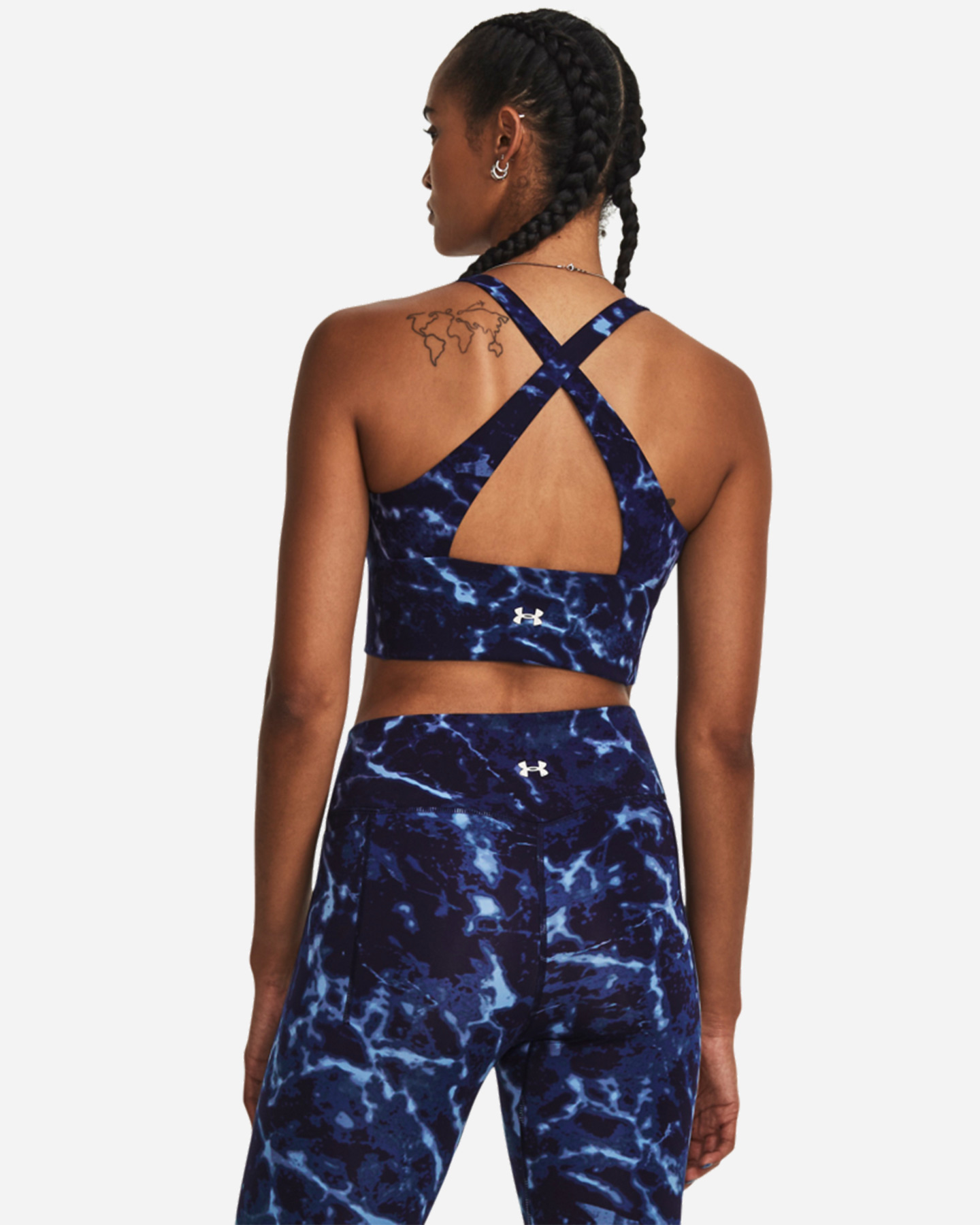 Canotta training UNDER ARMOUR THR ROCK ALL OVER W - Blu - 3 | Cisalfa Sport