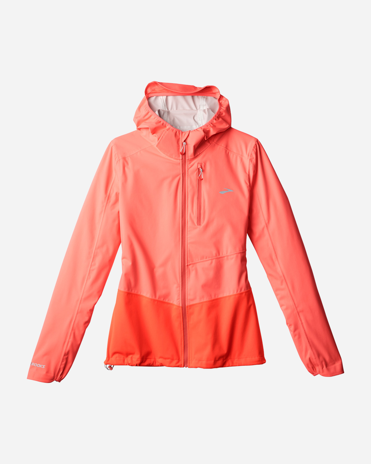 Giacca running BROOKS HIGH POINT W - Arancione - 0 | Cisalfa Sport