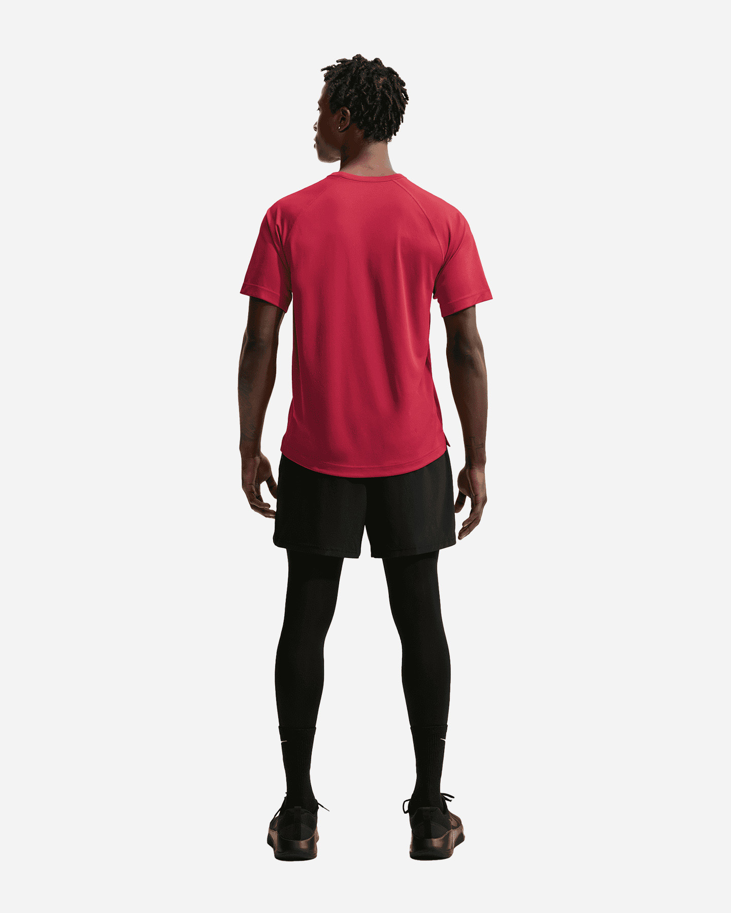 T-shirt training NIKE DRI FIT HYVERSE SMALL LOGO M - Rosso - 2 | Cisalfa Sport