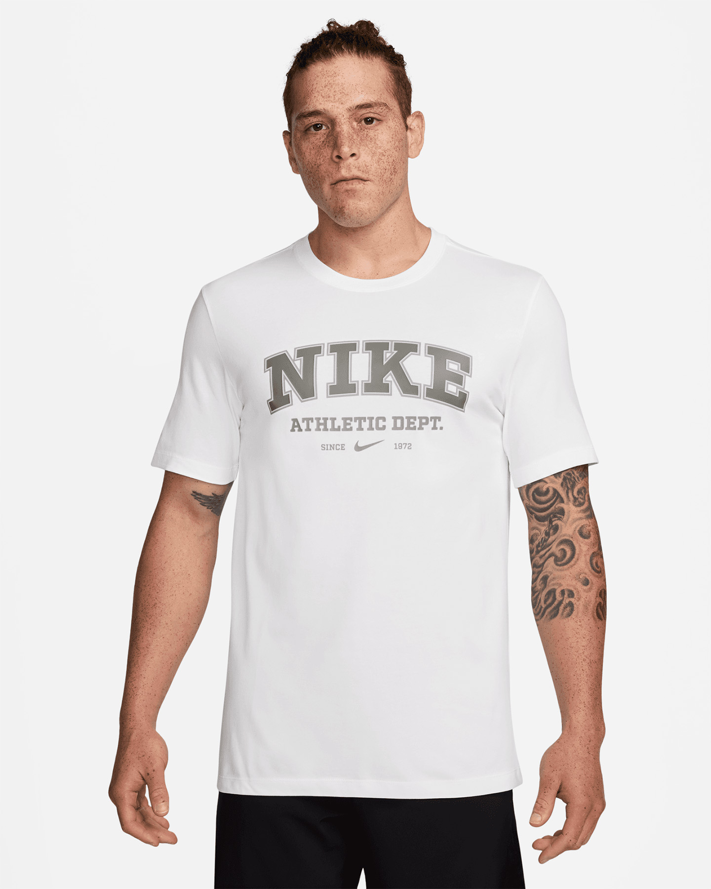T-shirt training NIKE DRI FIT GRAPHIC M - Bianco - 0 | Cisalfa Sport
