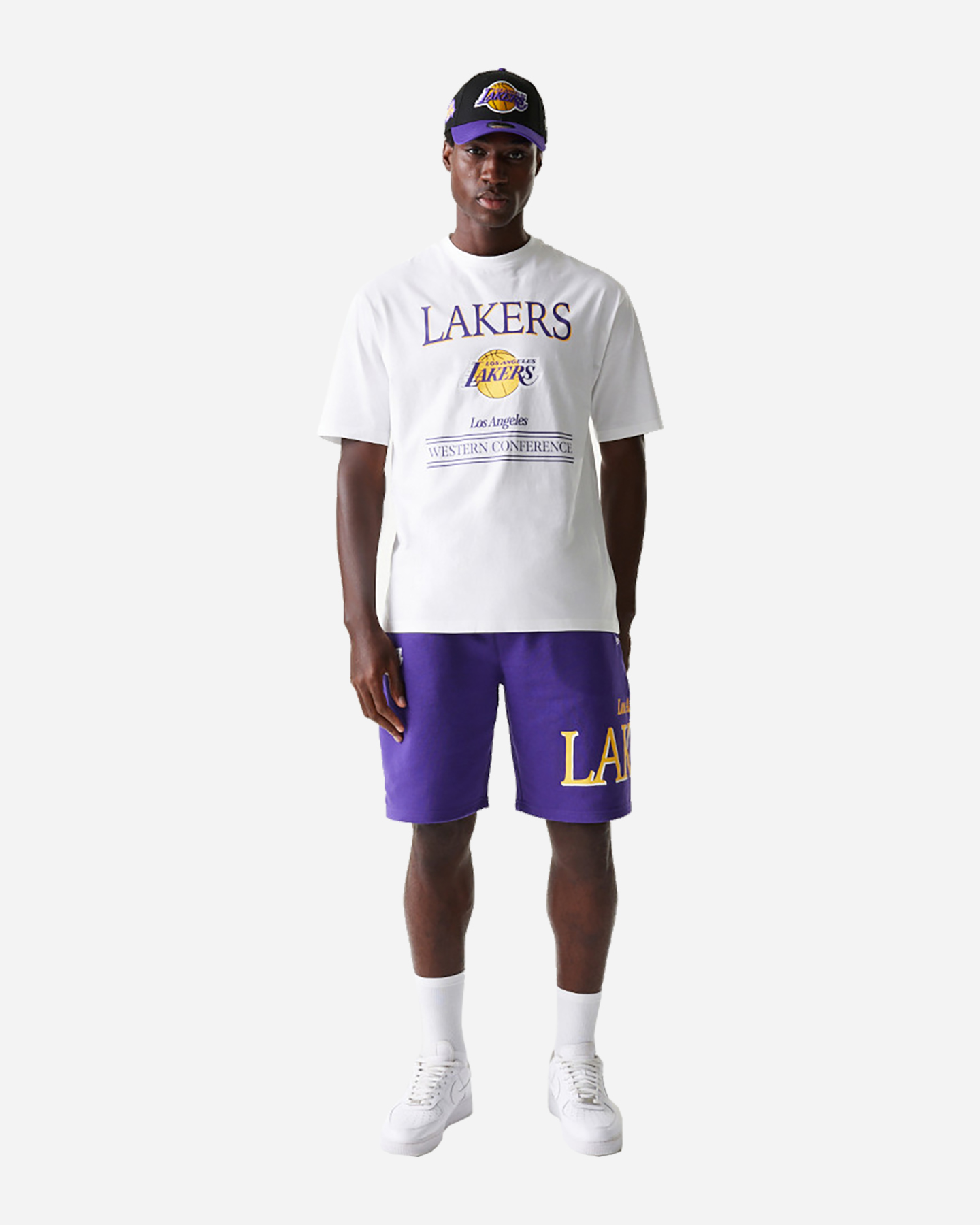 Maglia basket NEW ERA TEAM LAKERS M - Bianco - 2 | Cisalfa Sport