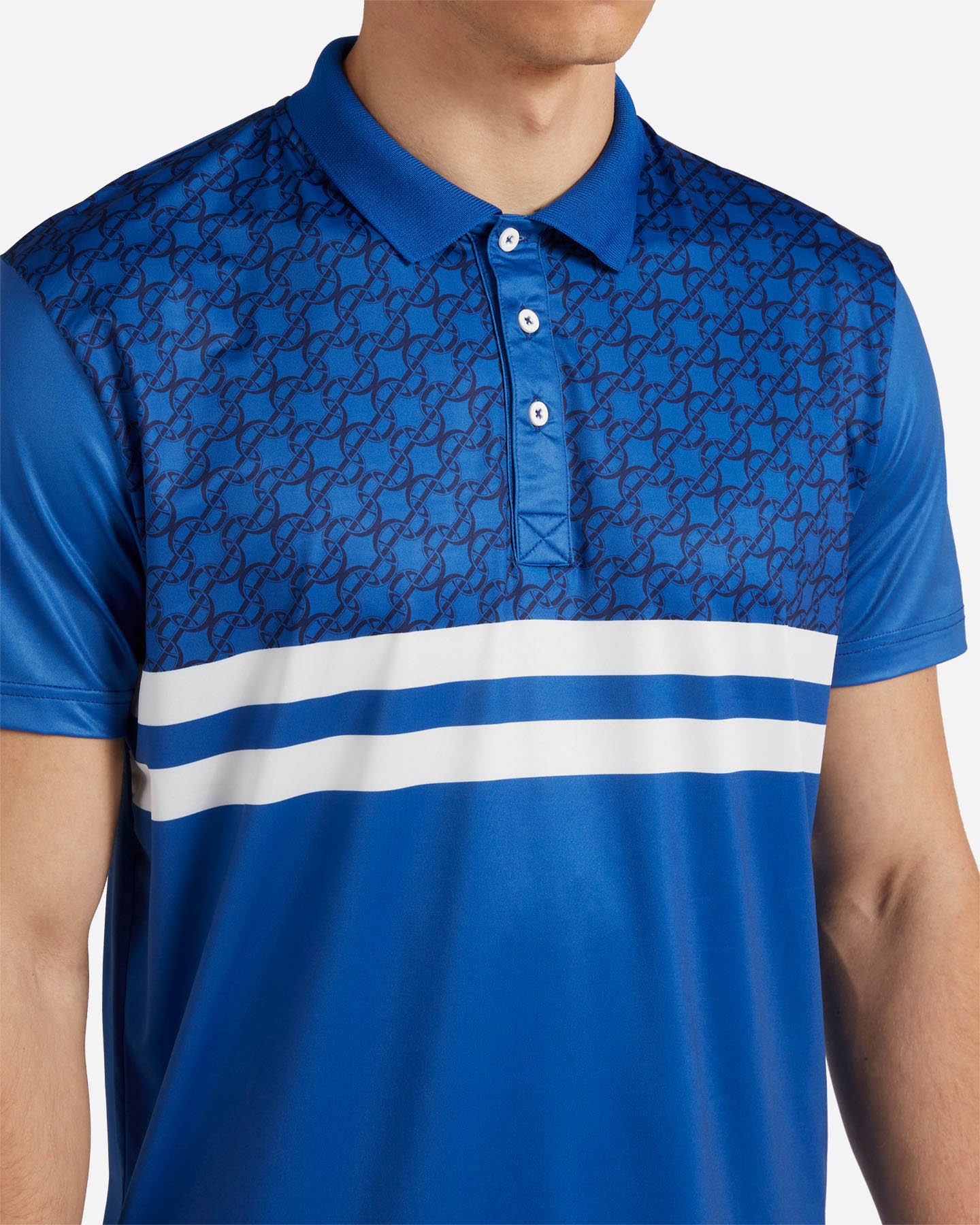 Polo tennis ELLESSE CHAIN LOGO M - Blu - 4 | Cisalfa Sport