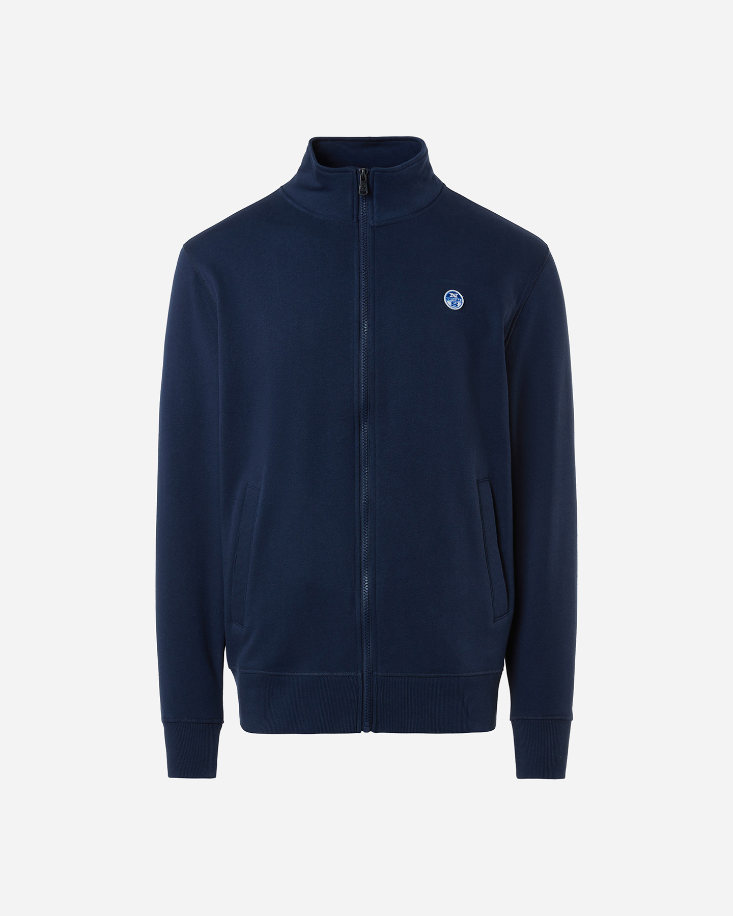 Felpa NORTH SAILS FULL ZIP SMALL PATCH M - Blu Navy - 0 | Cisalfa Sport