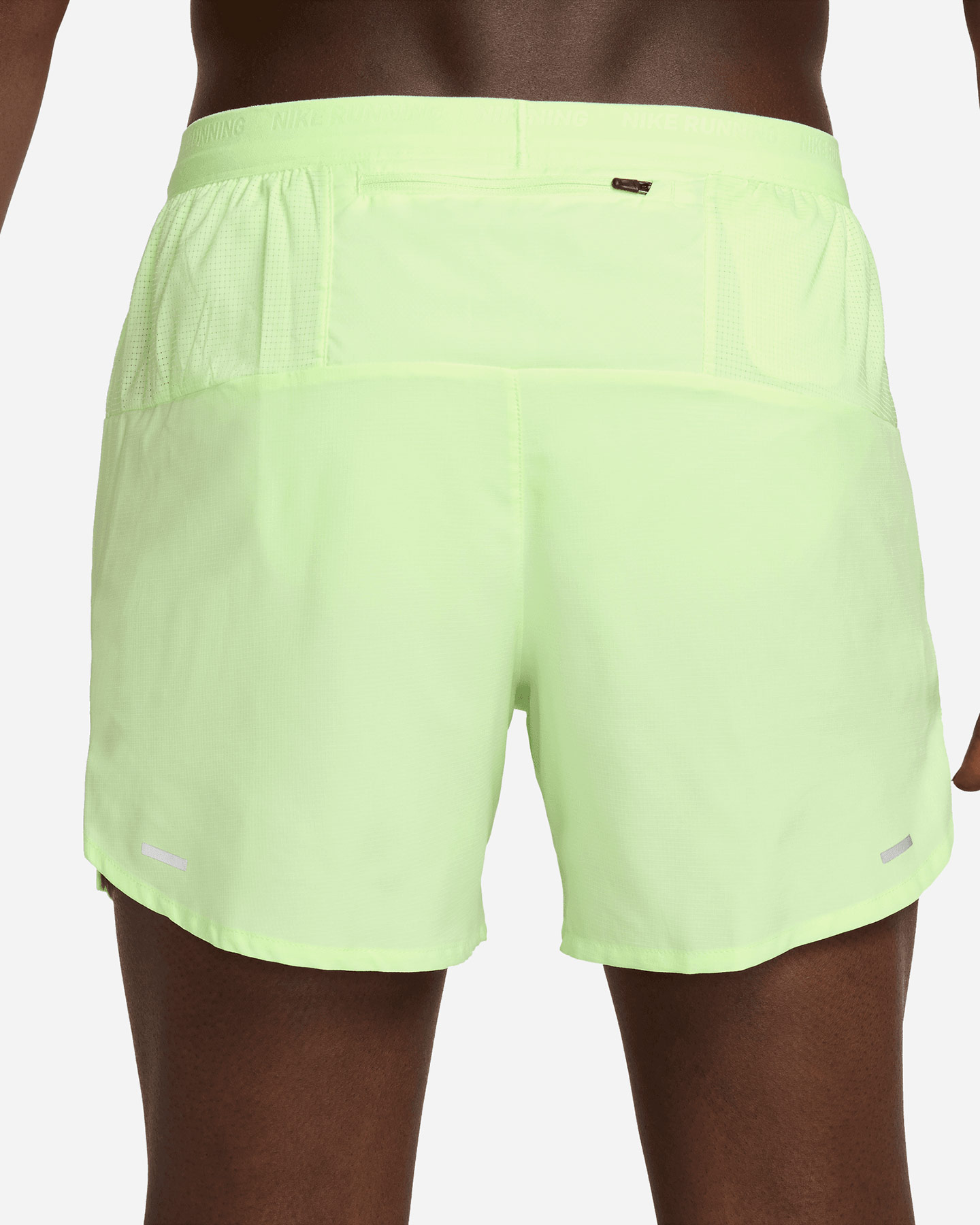 Short running NIKE STRIDE M - Giallo - 2 | Cisalfa Sport