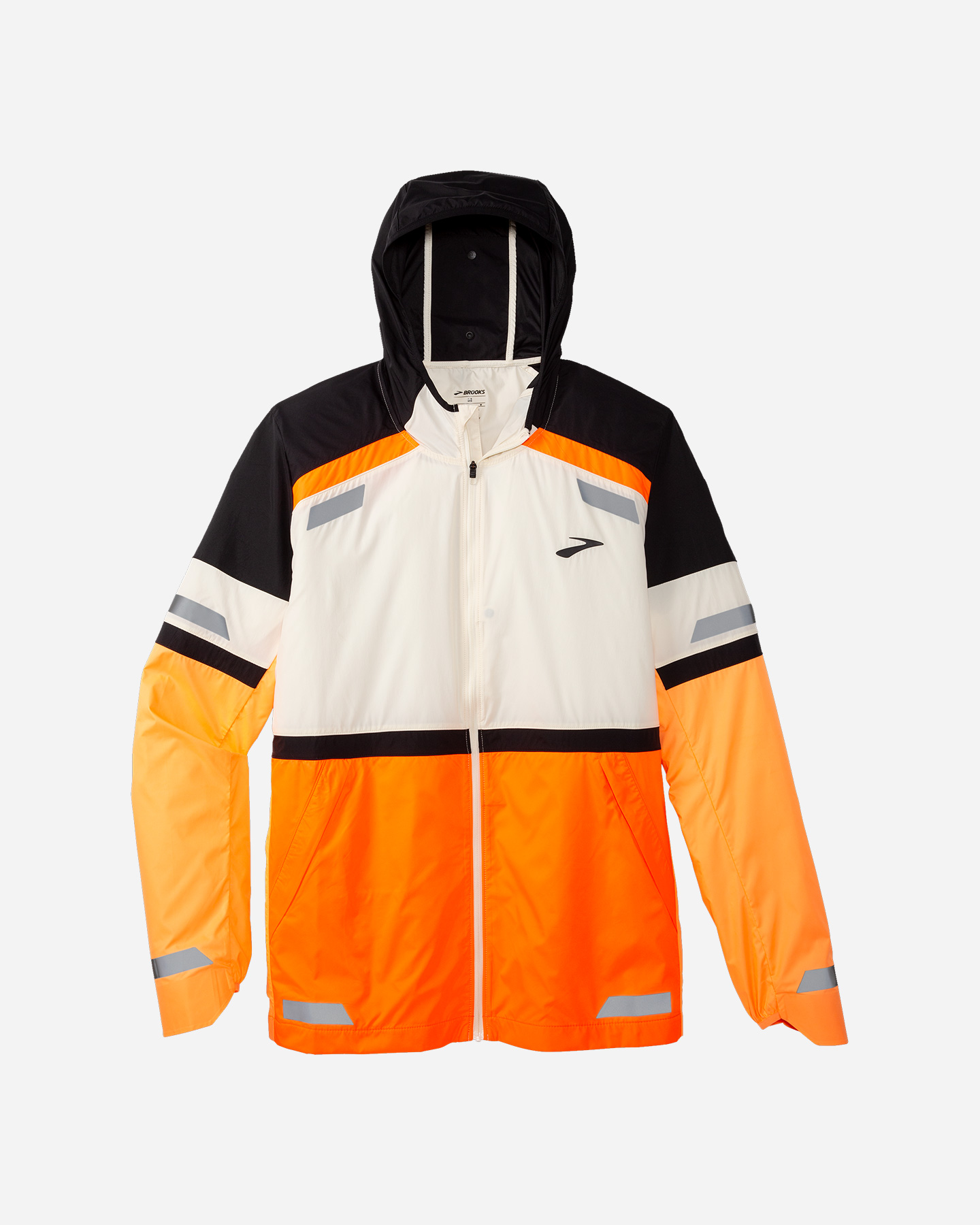 Giacca running BROOKS RUN VISIBLE 2.0 M - Arancione - 0 | Cisalfa Sport