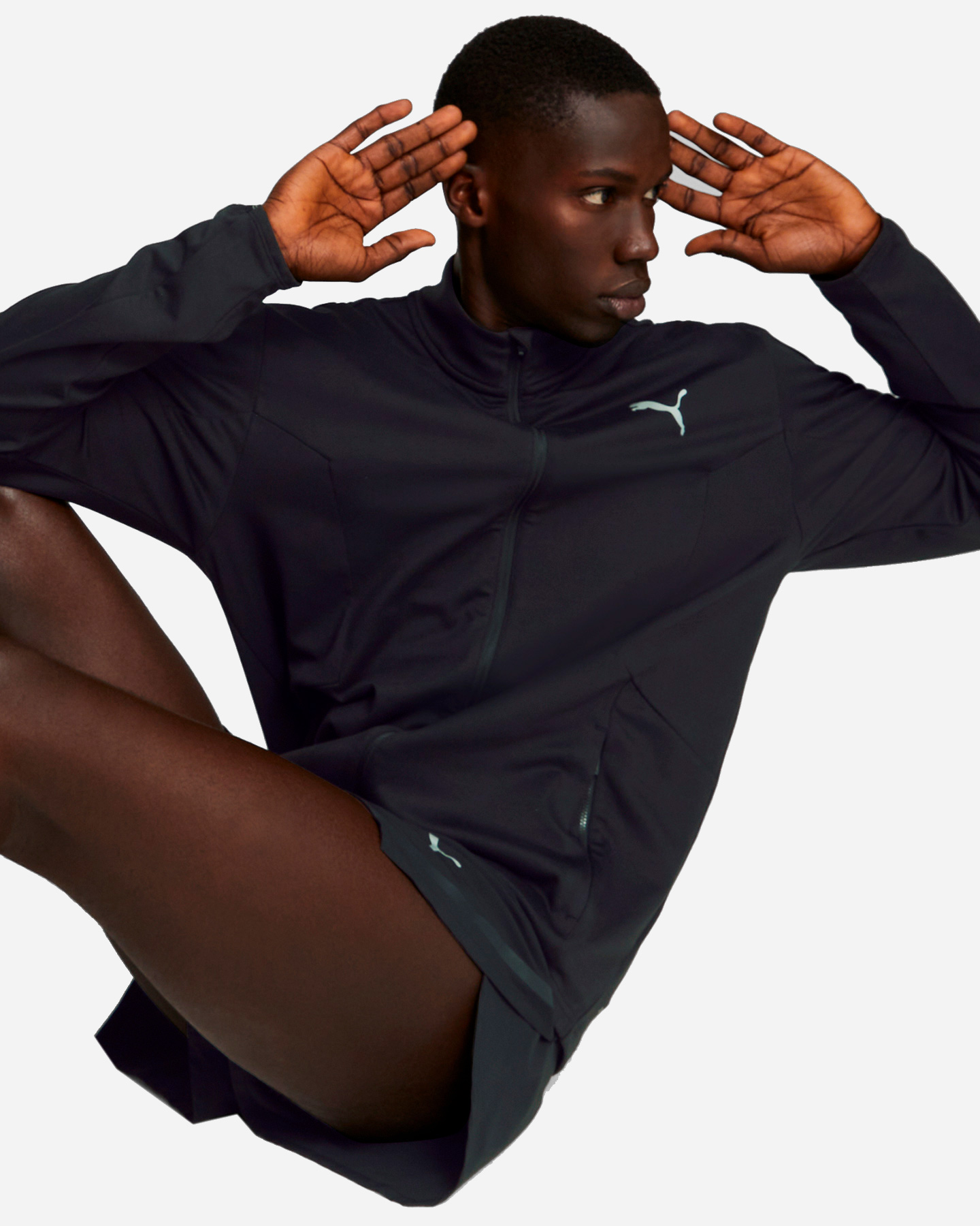 Maglia running PUMA CLOUDSPUN FZ M - Nero - 4 | Cisalfa Sport