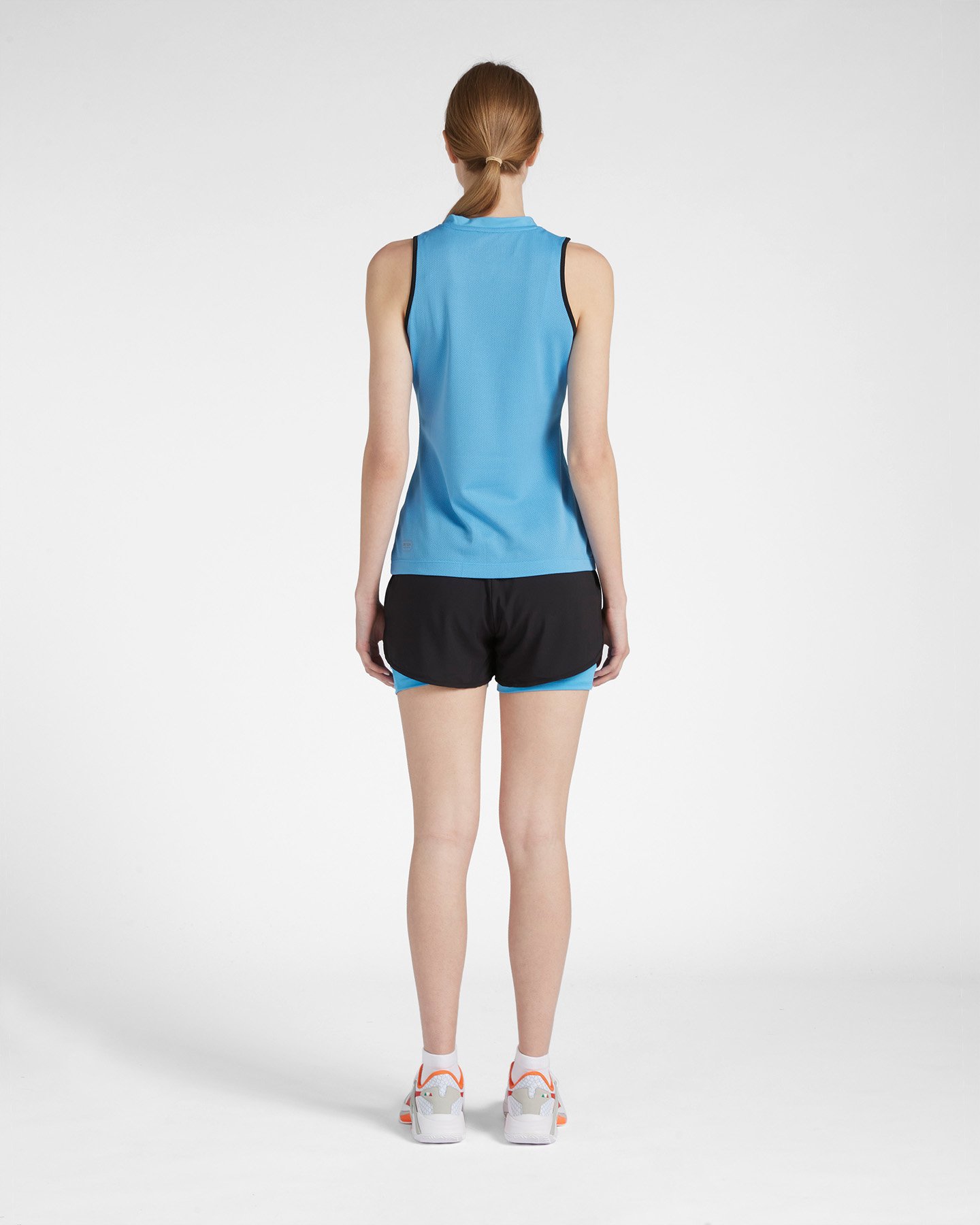 T-shirt tennis ELLESSE FIVE STRIPES W - Azzurro - 2 | Cisalfa Sport