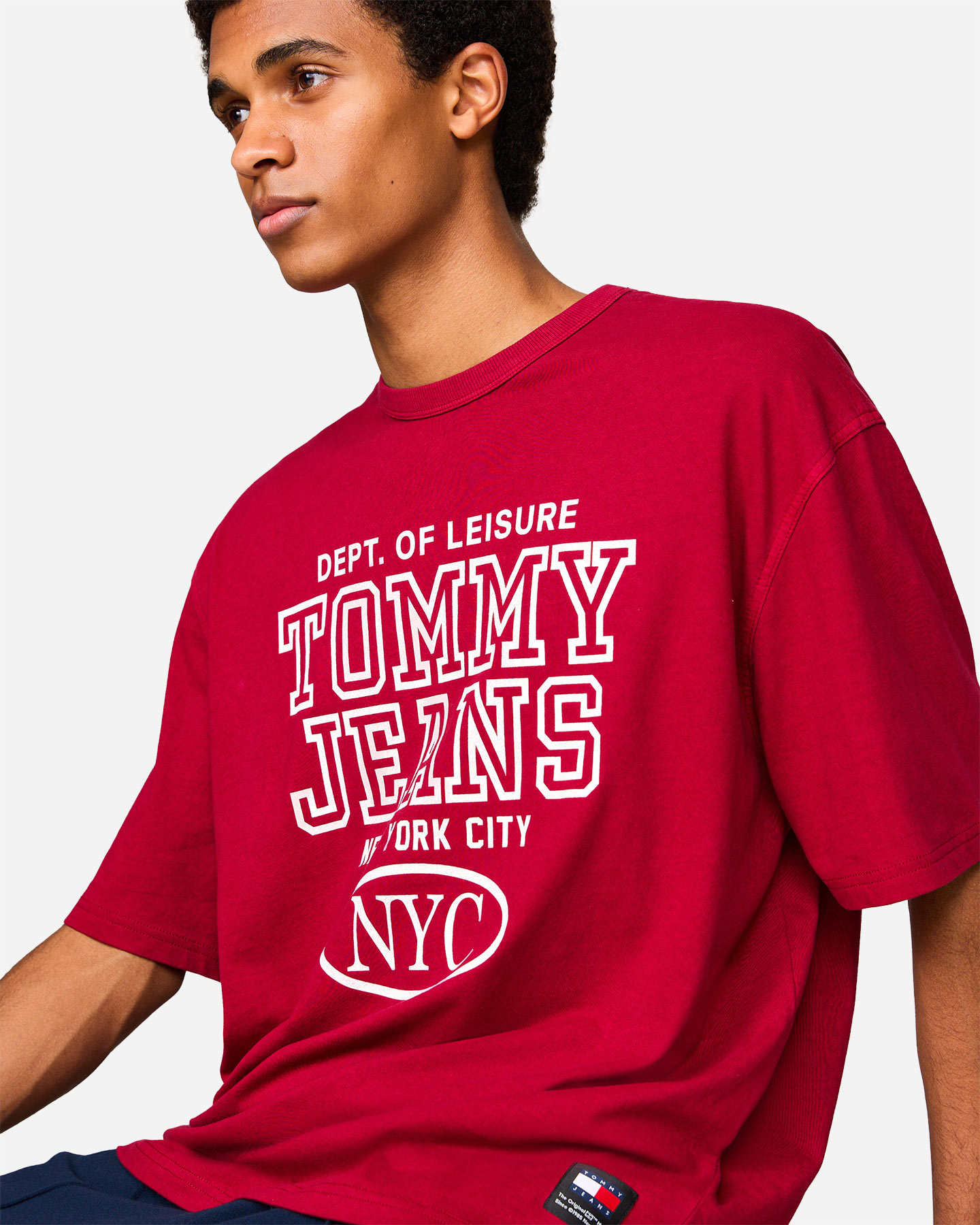 T-shirt TOMMY HILFIGER LOGO NYC M - Rosso - 4 | Cisalfa Sport