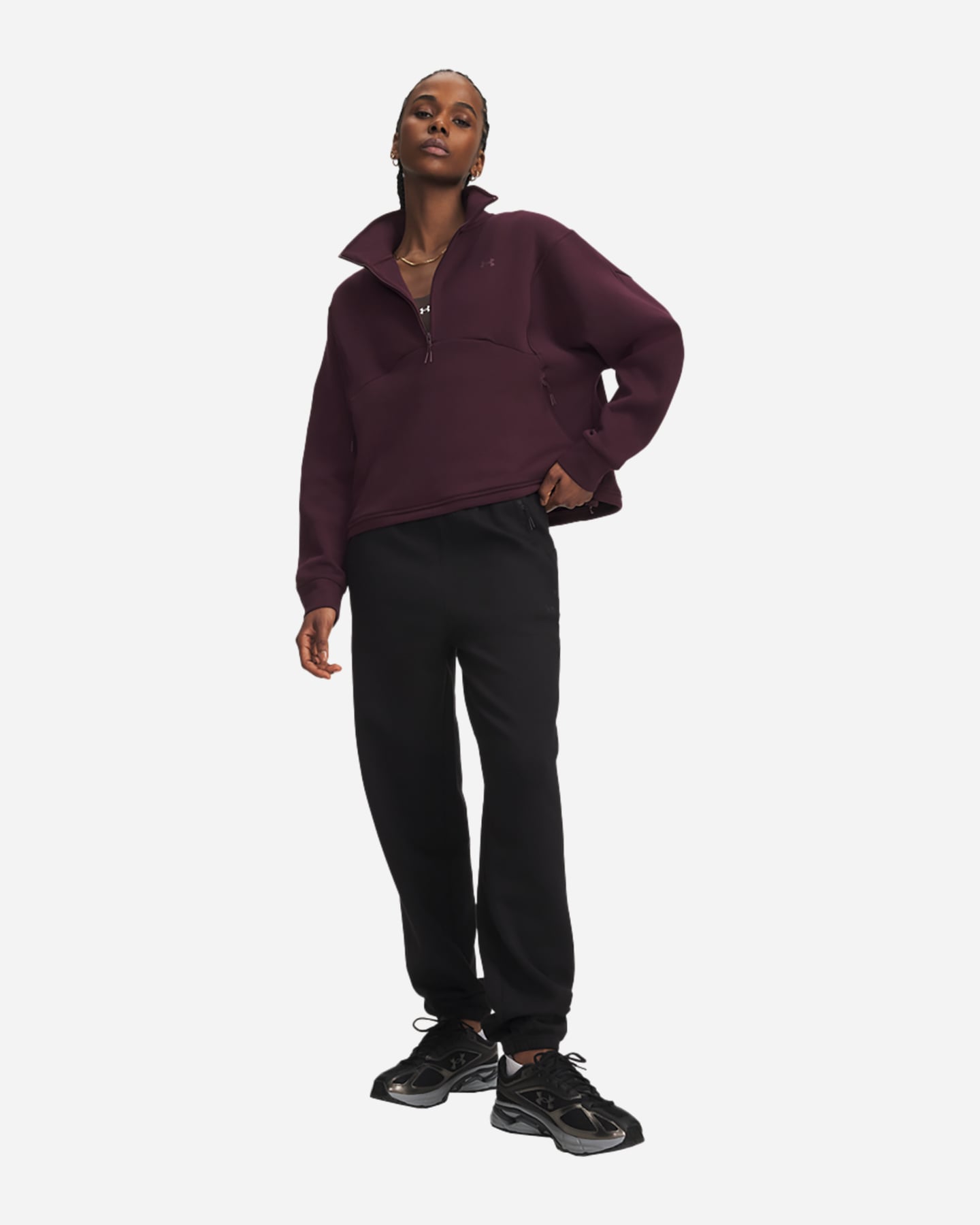 Pantalone UNDER ARMOUR UNSTOPPABLE W - Nero - 2 | Cisalfa Sport